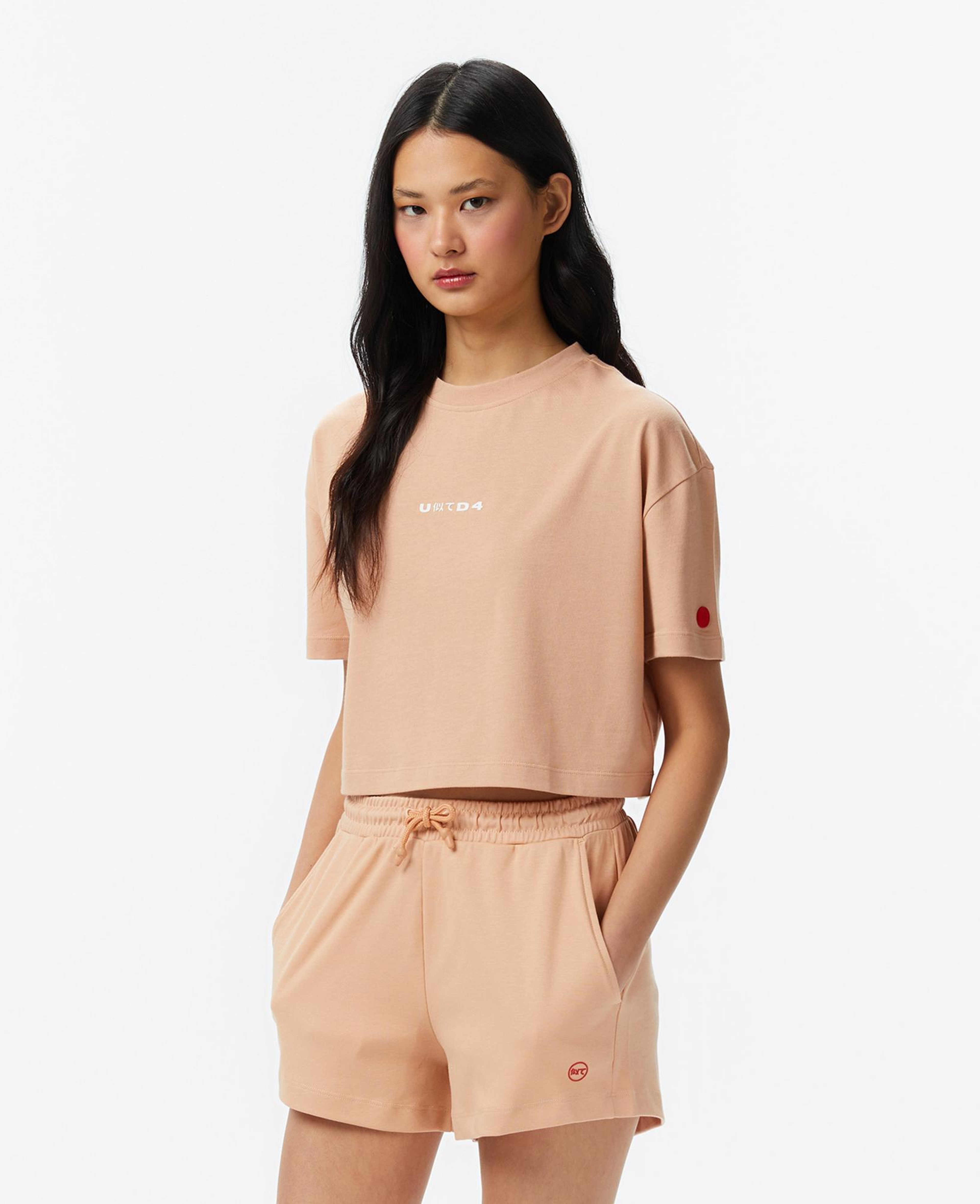 UNITED4 Regular Fit Kadın Pembe T-Shirt