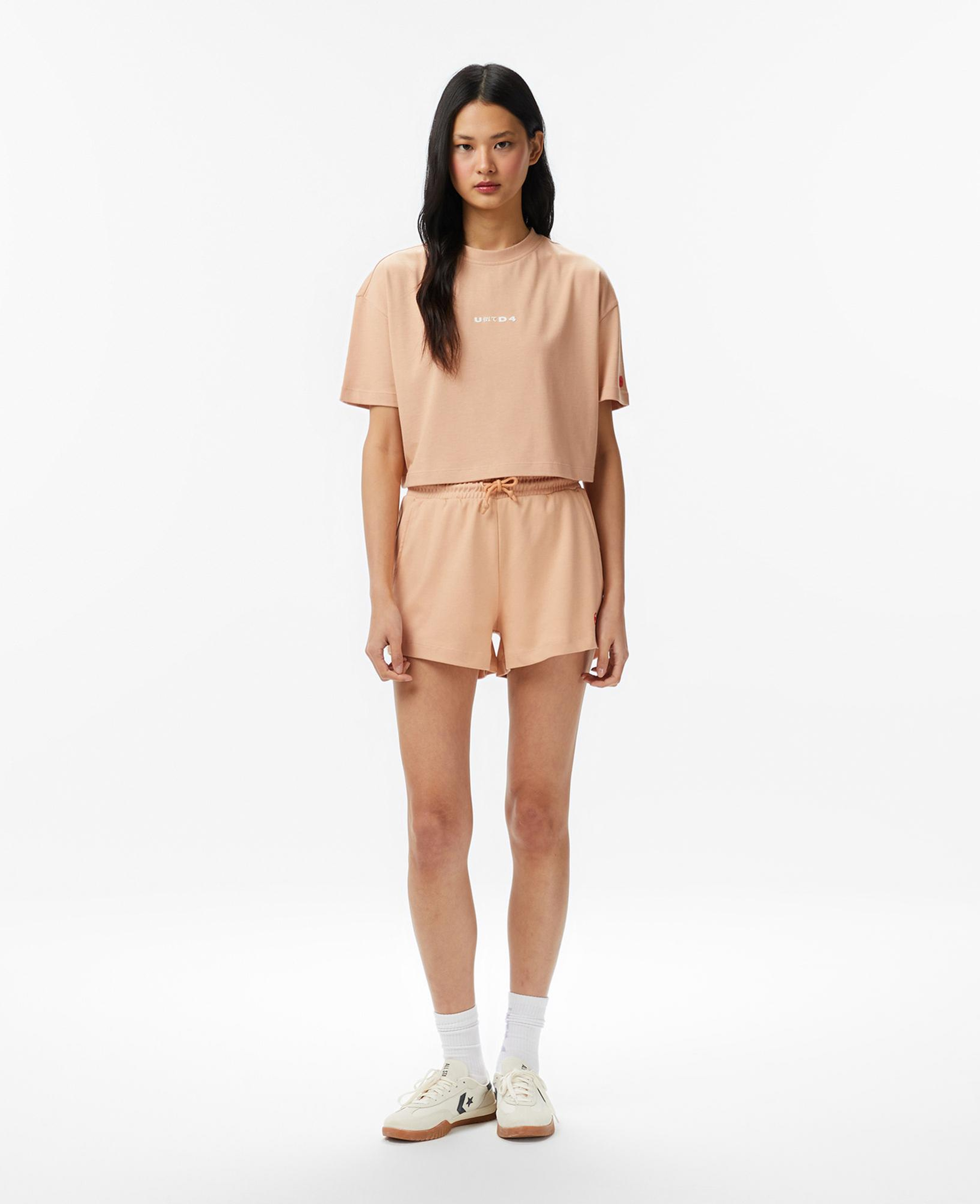 UNITED4 Regular Fit Kadın Pembe T-Shirt