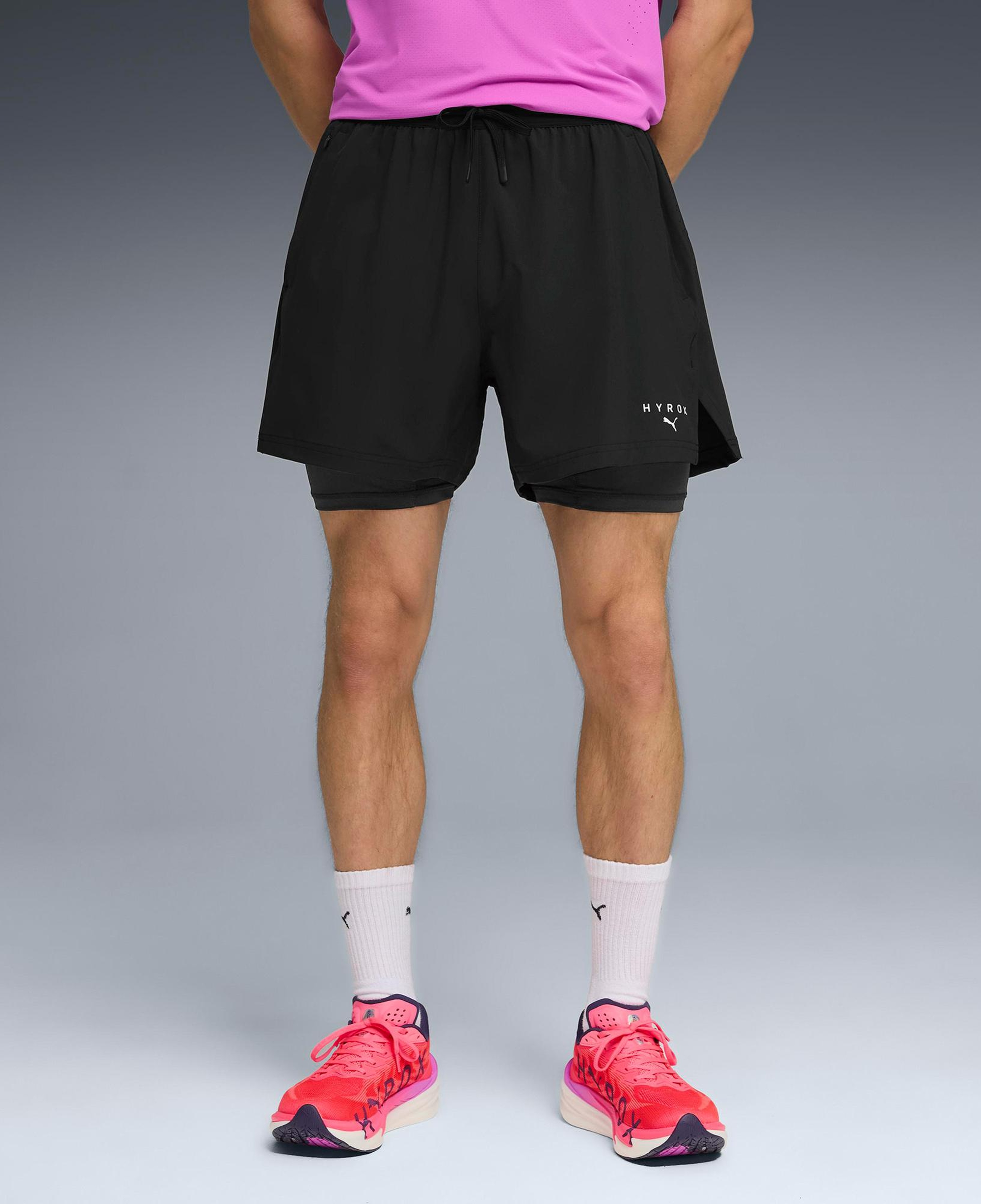 Puma x Hyrox Dryelite 2in1 Erkek Siyah Antrenman Ceket