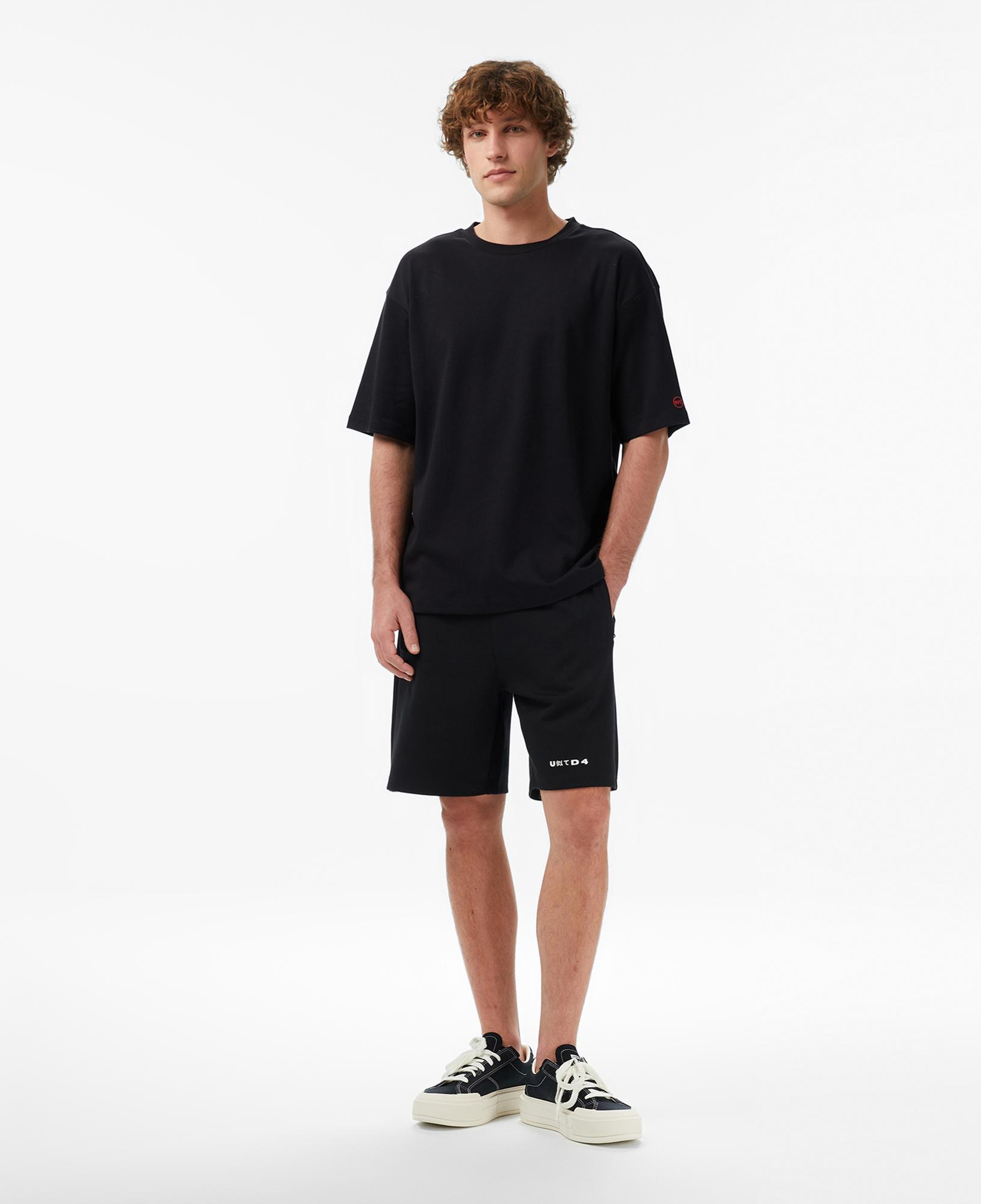 UNITED4 Regular Fit Erkek Siyah Şort