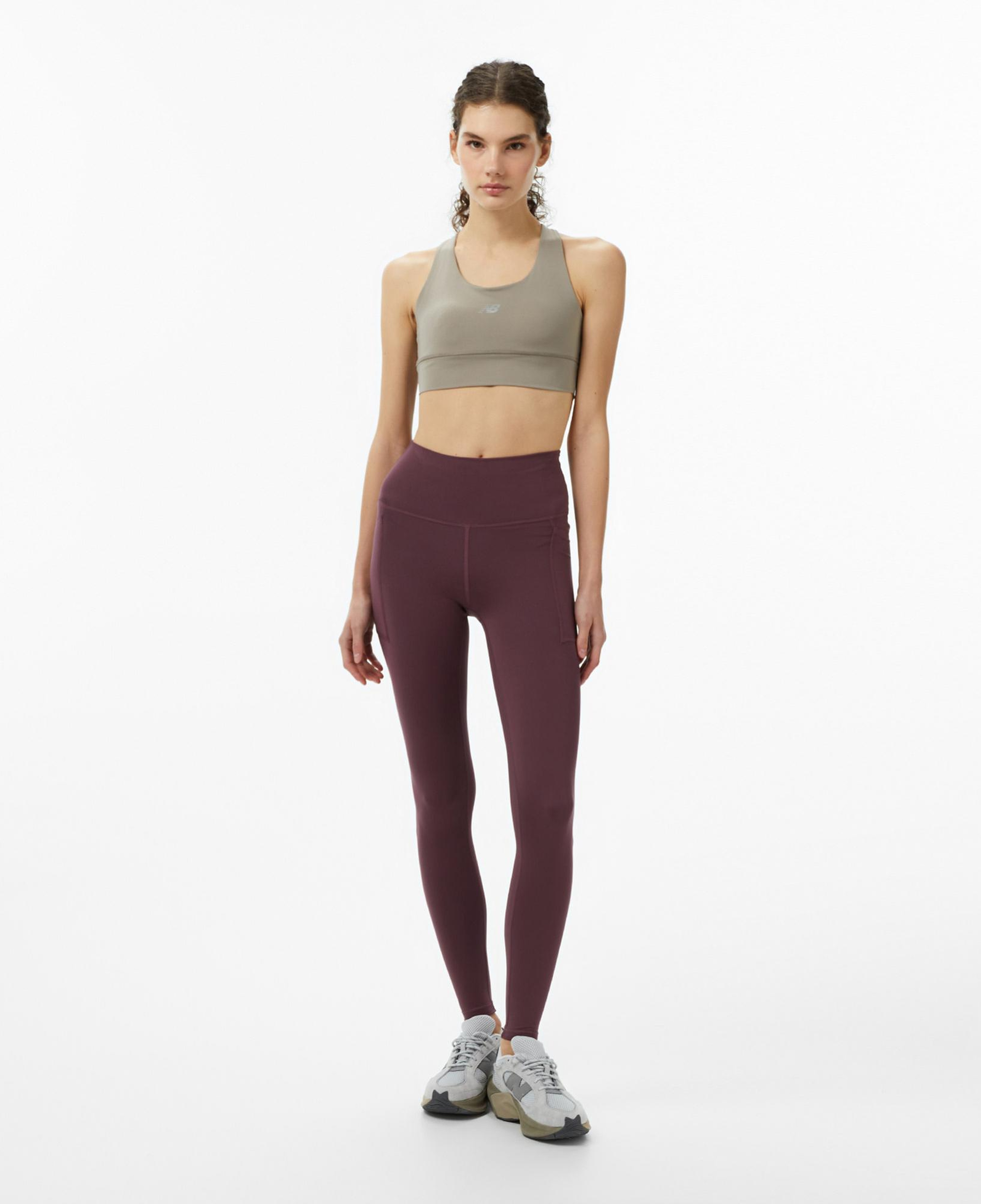 New Balance Harmony Pocket High Rise 27 Kadın Mavi Tayt