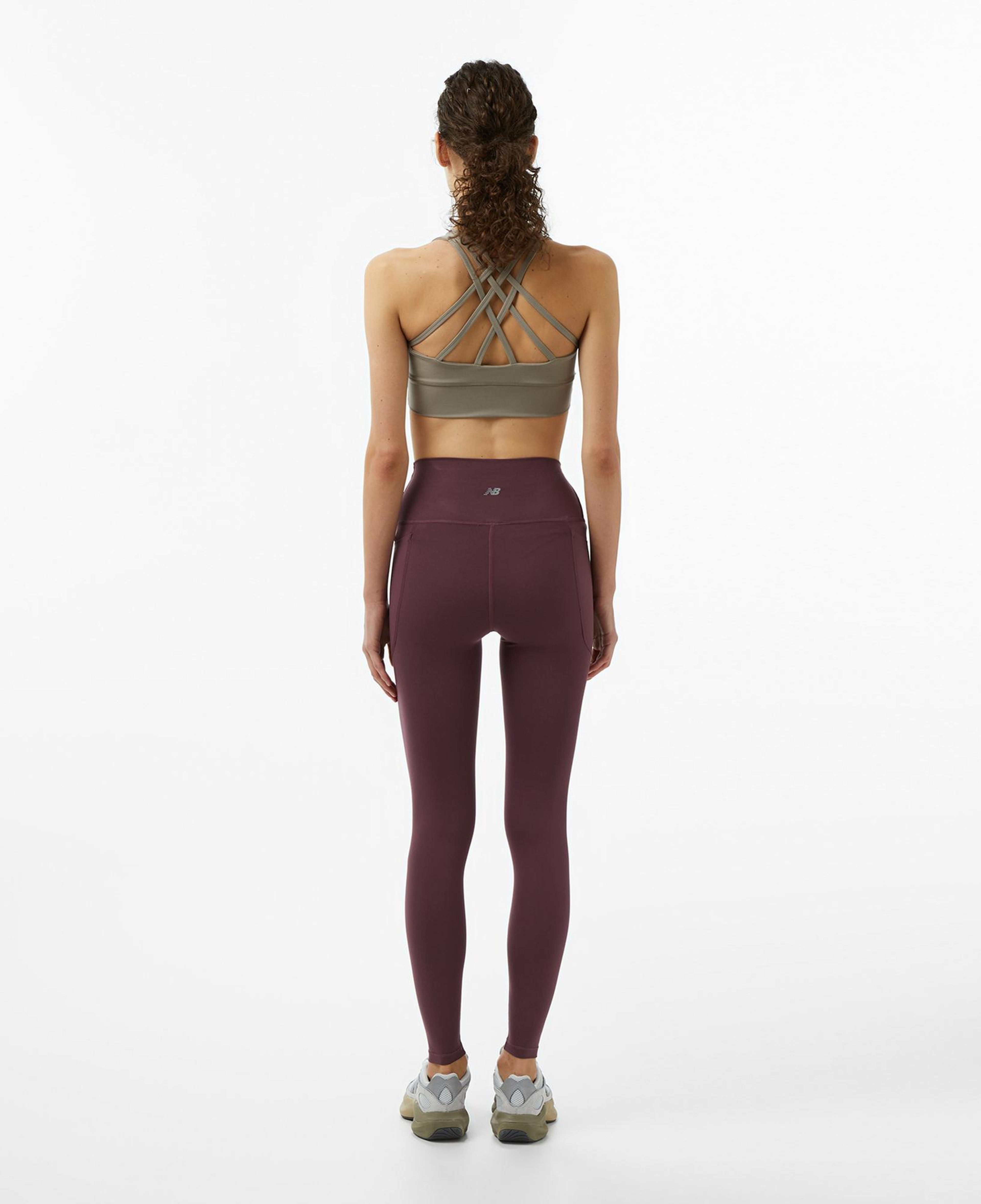 New Balance Harmony Pocket High Rise 27 Kadın Mavi Tayt