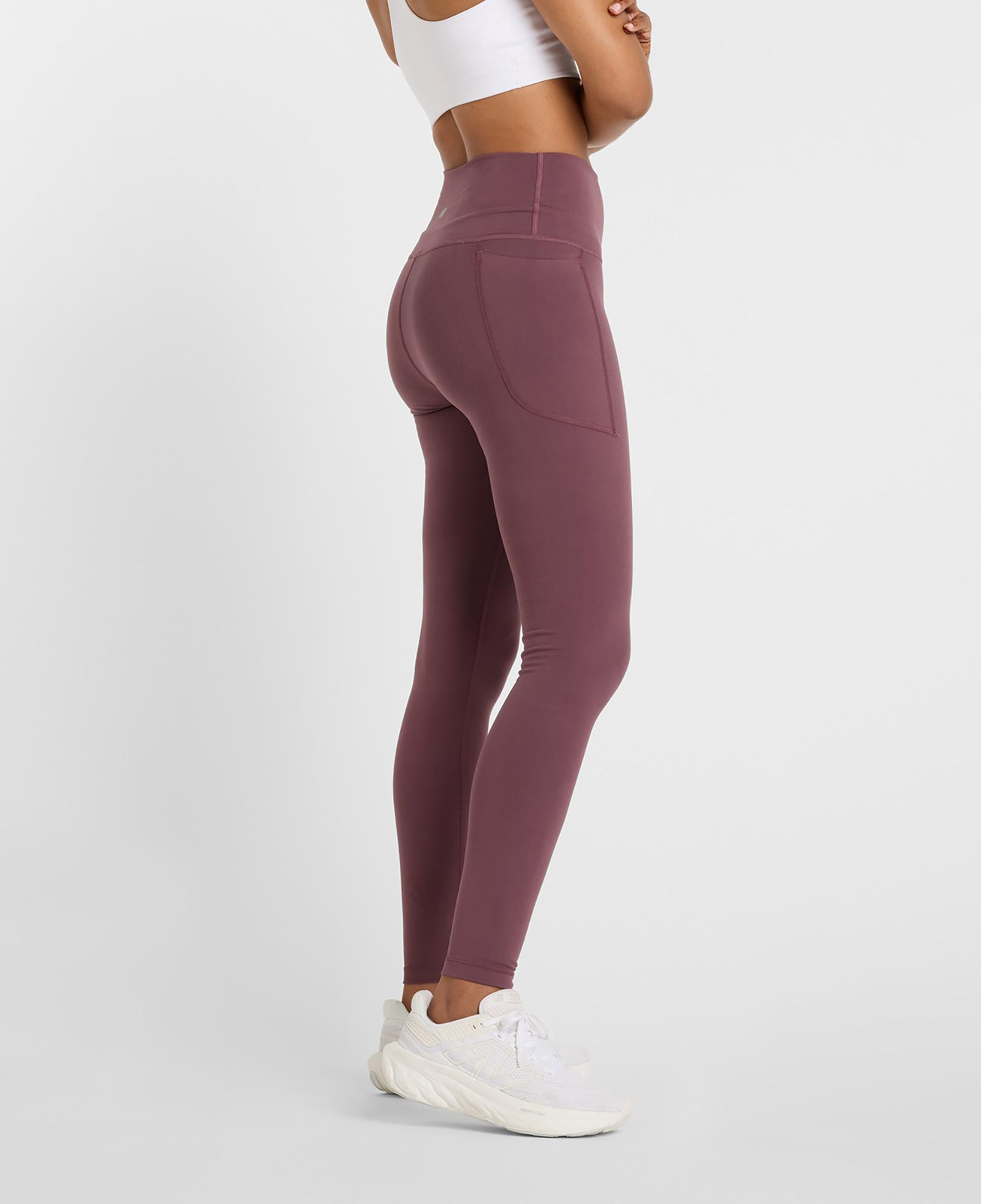 New Balance Harmony Pocket High Rise 27 Kadın Mavi Tayt