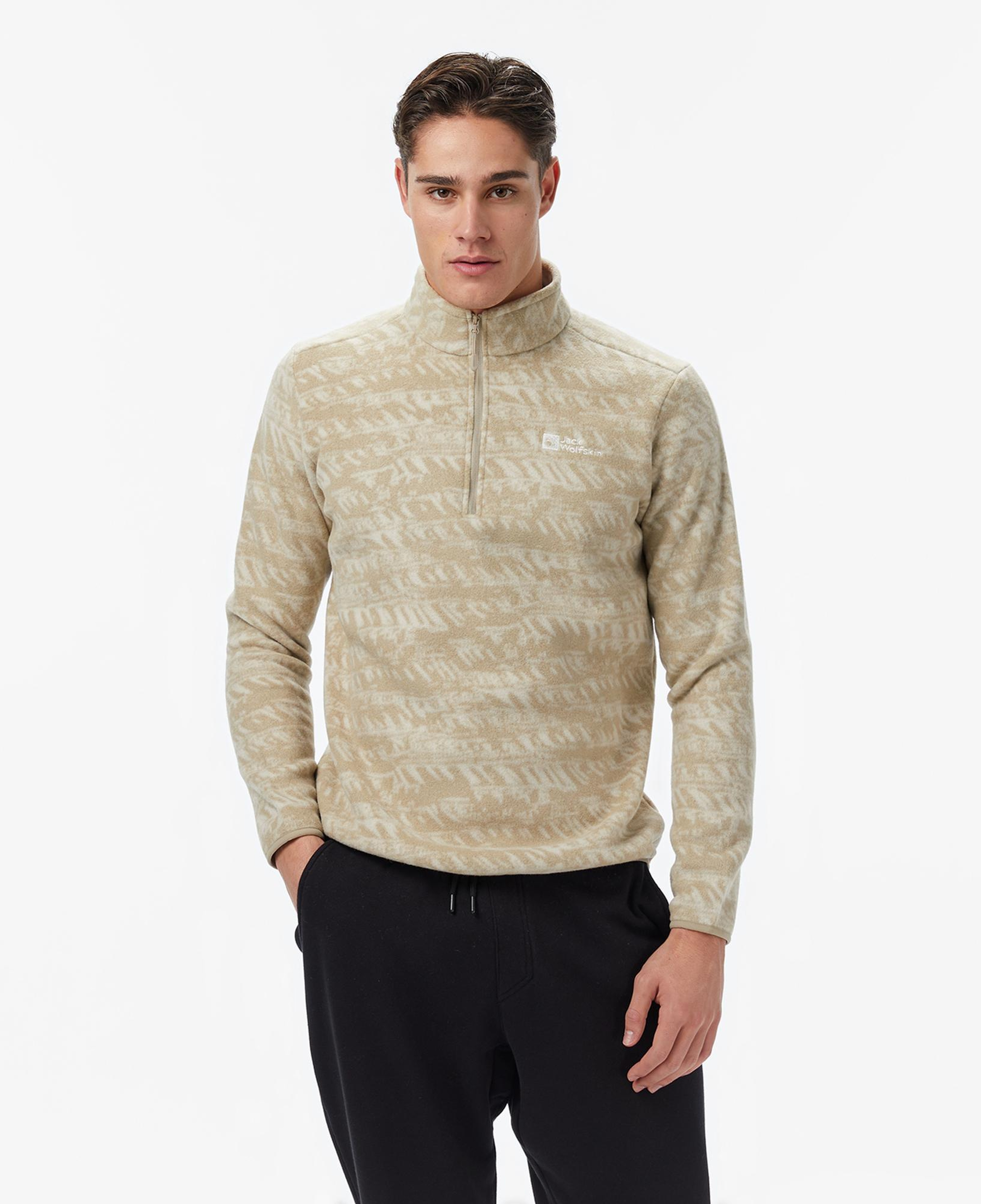 Jack Wolfskin Big Sky Hz Erkek Krem Outdoor Polar