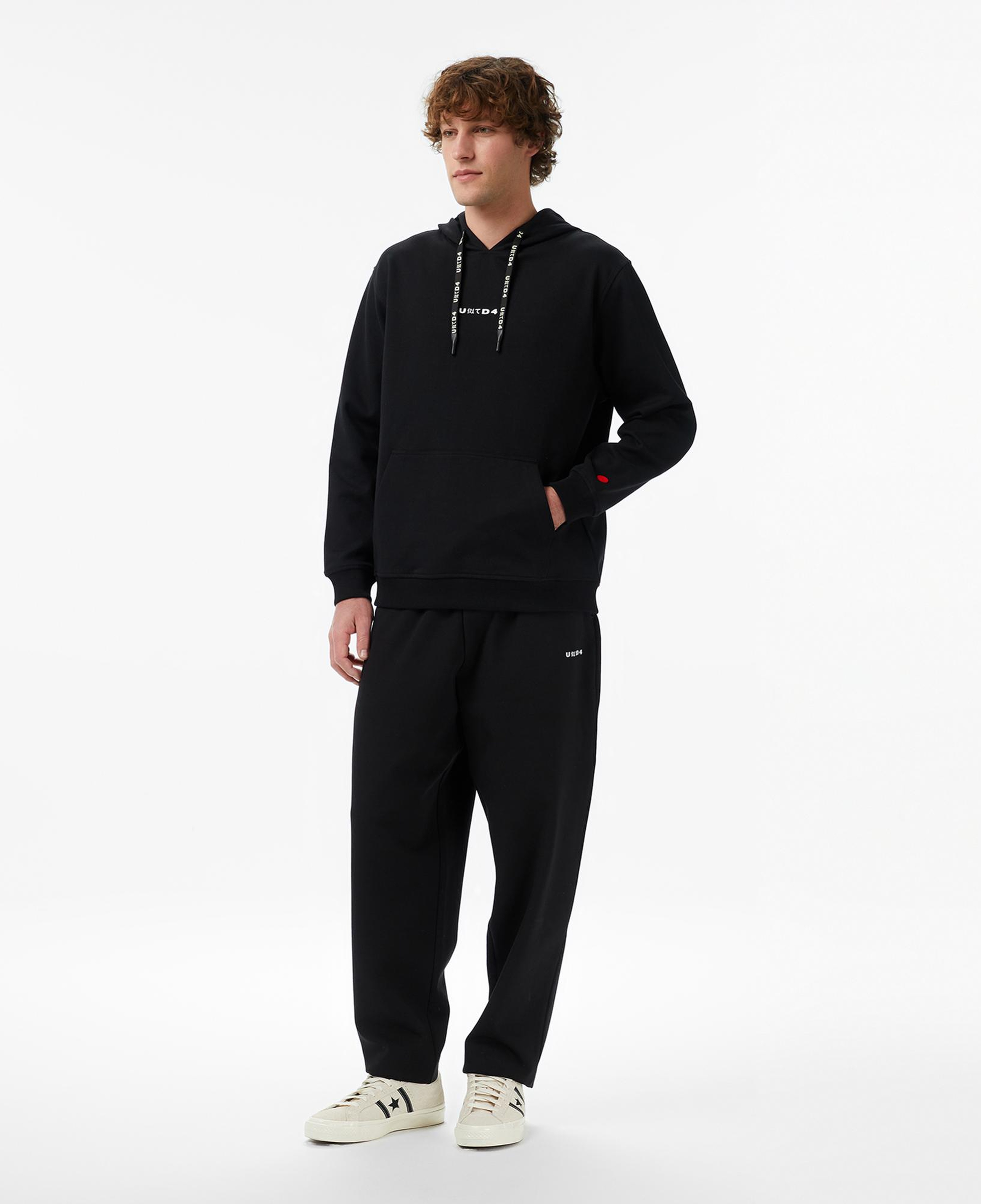 UNITED4 Regular Fit Erkek Siyah Sweatshirt