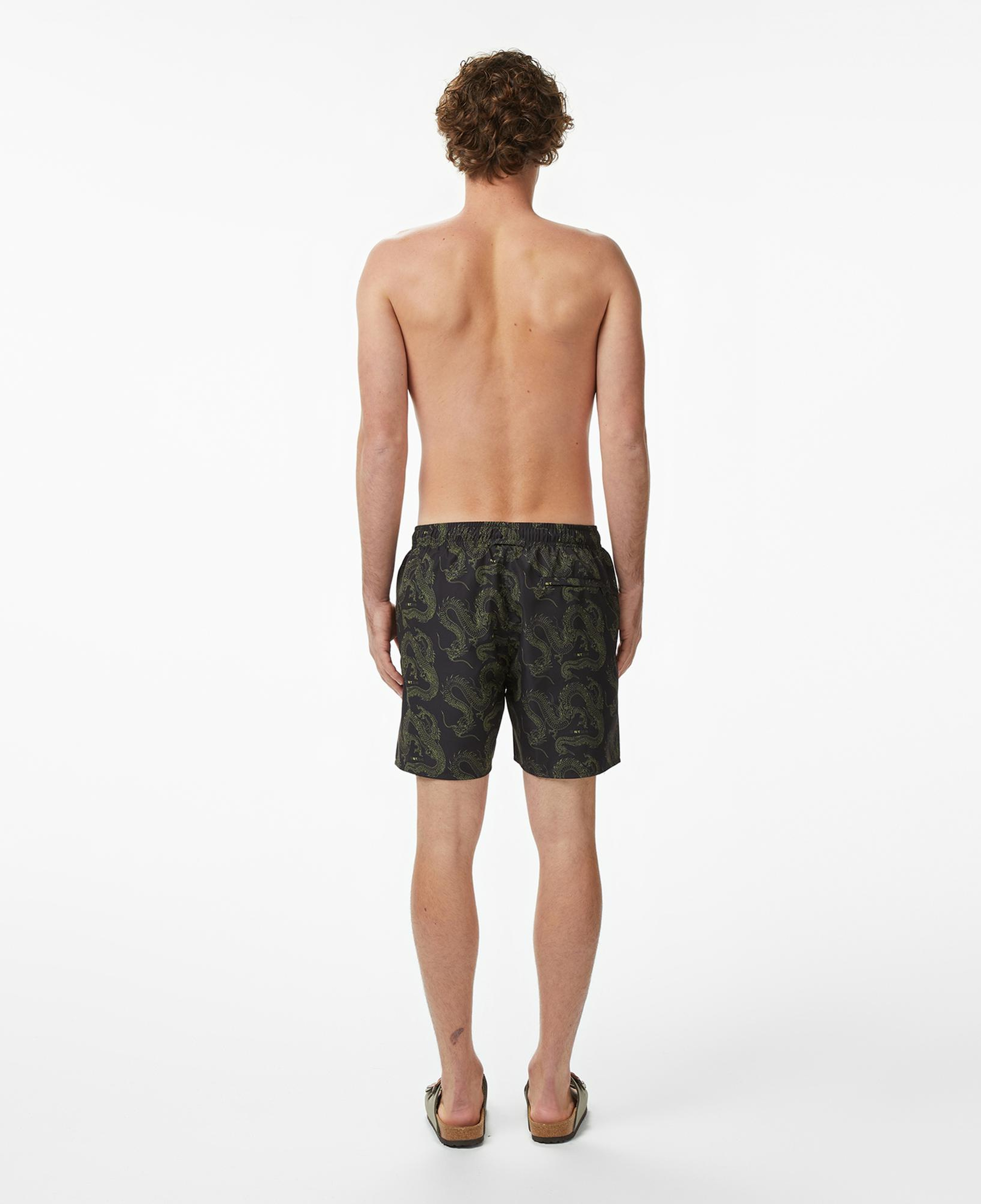 UNITED4 Comfort Fit Erkek Siyah Mayo & Mayo Şort