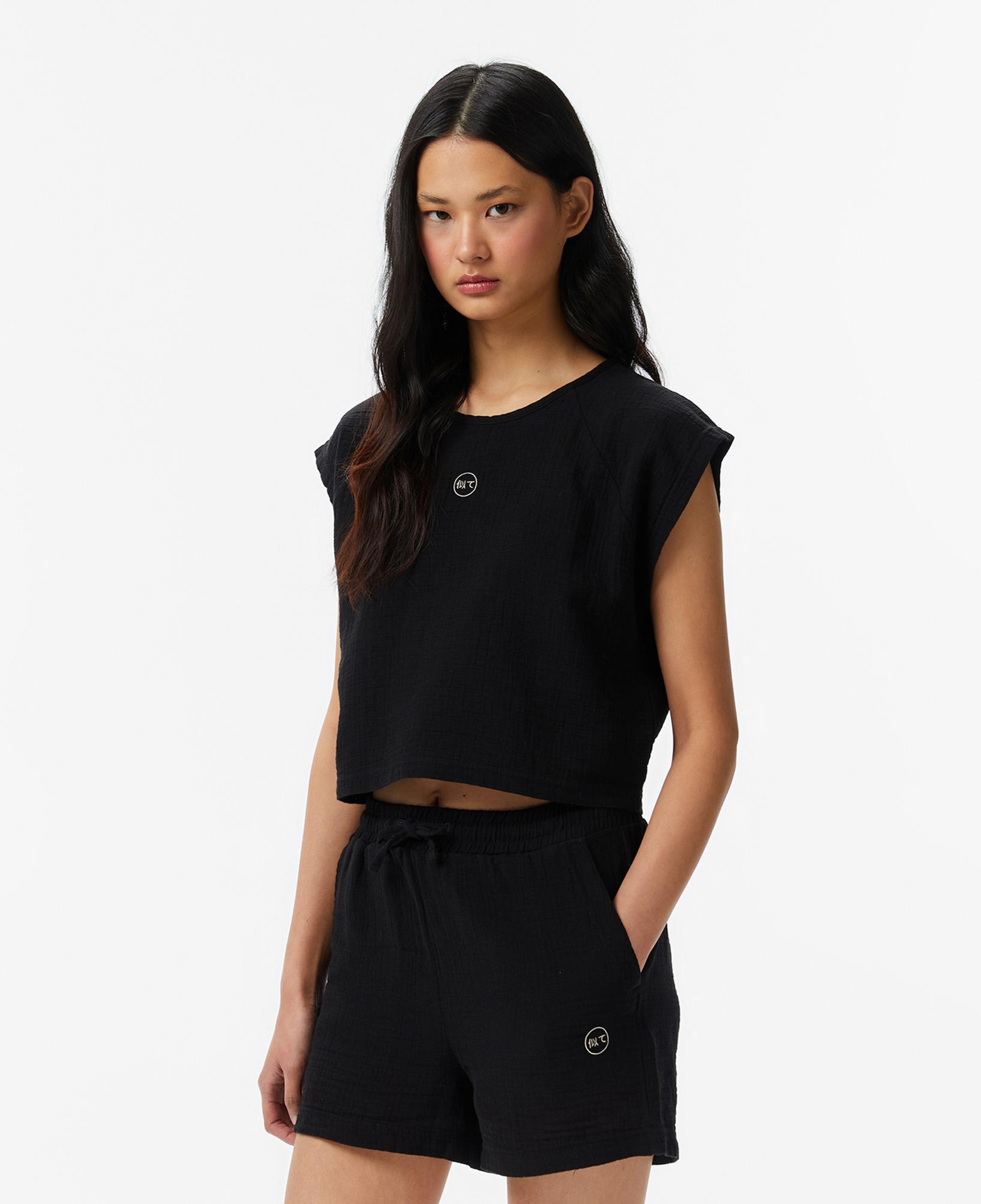 UNITED4 Regular Fit Kadın Siyah Atlet