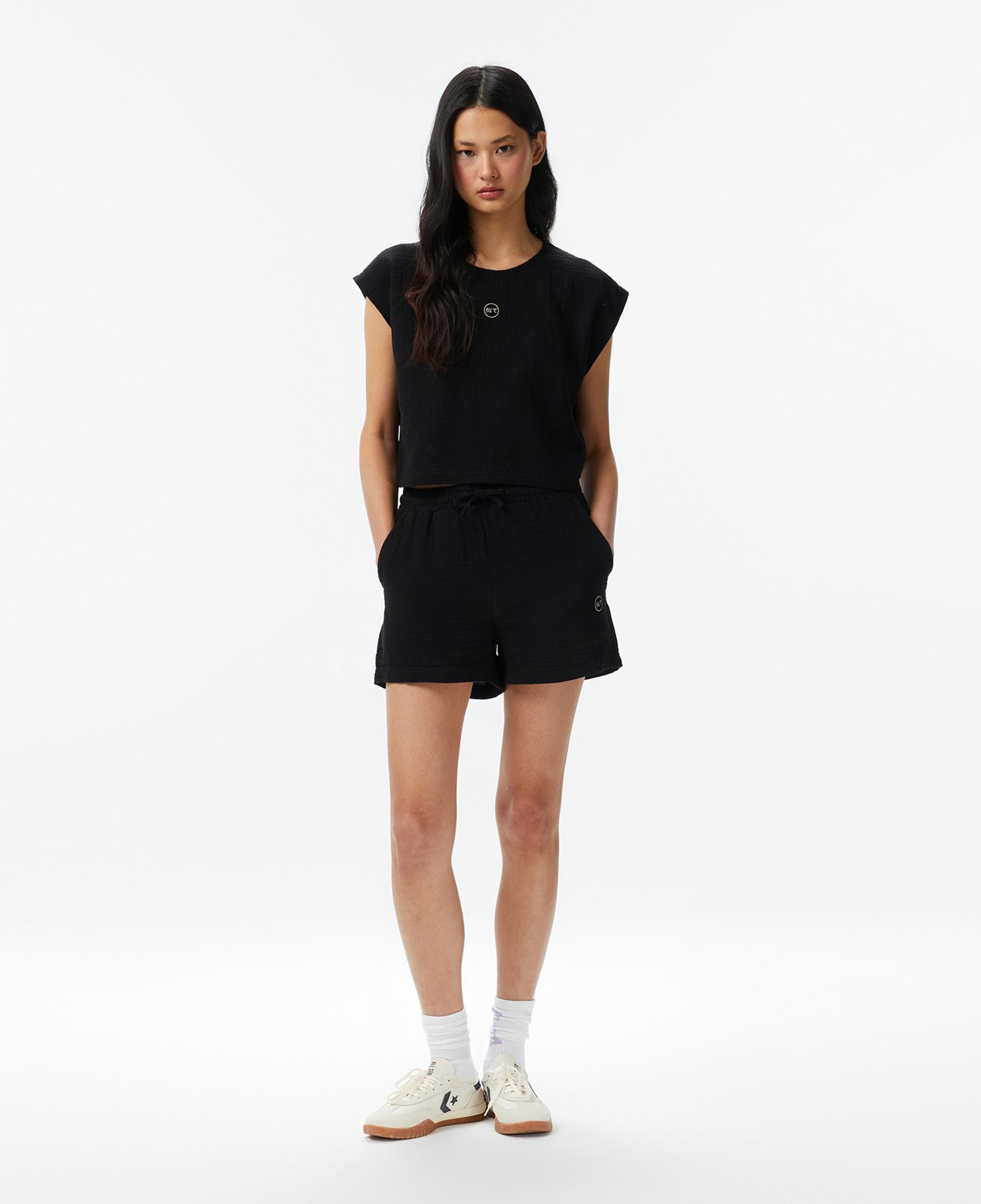 UNITED4 Regular Fit Kadın Siyah Atlet