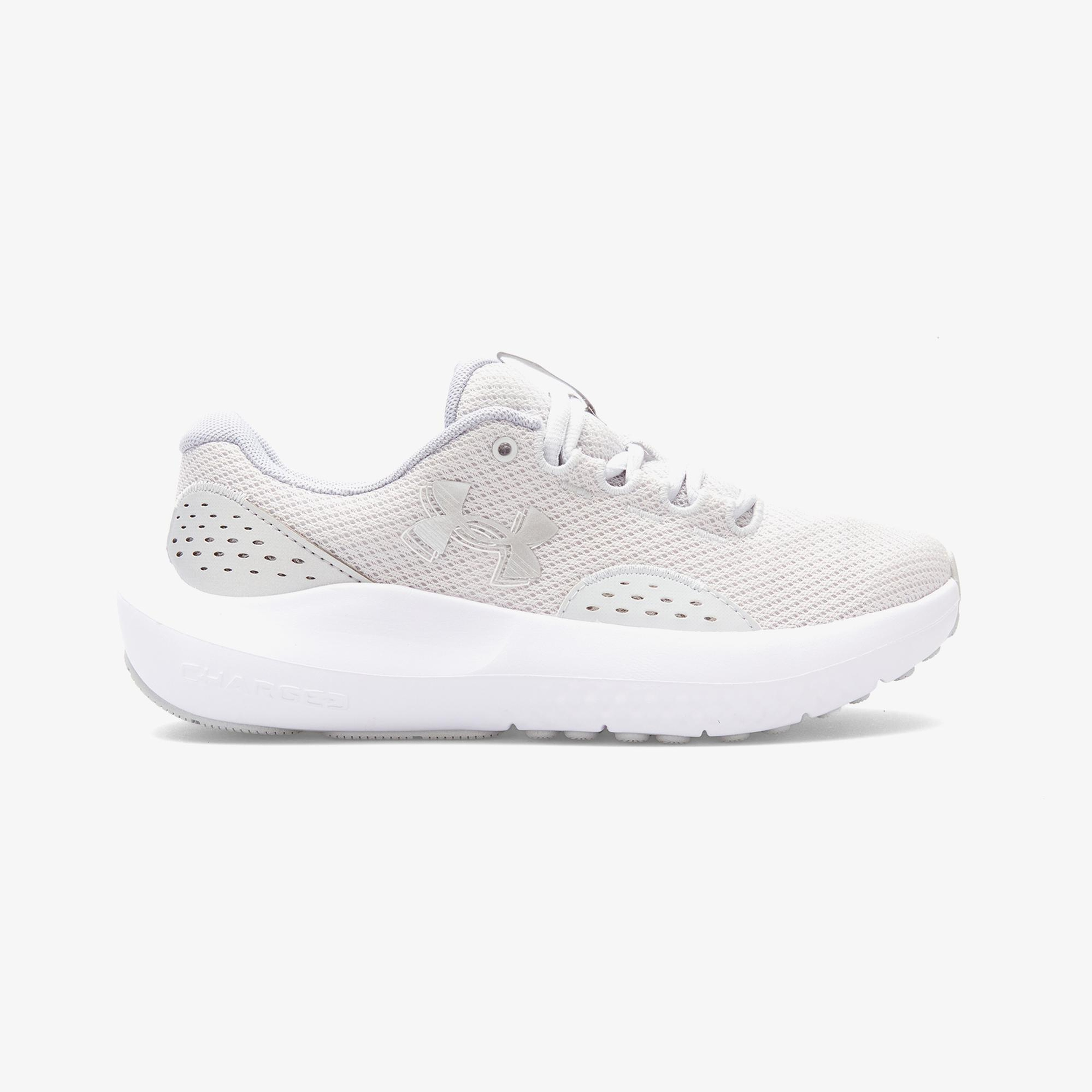 Under Armour Charged Surge 4 Kadın Gri Koşu Ayakkabısı