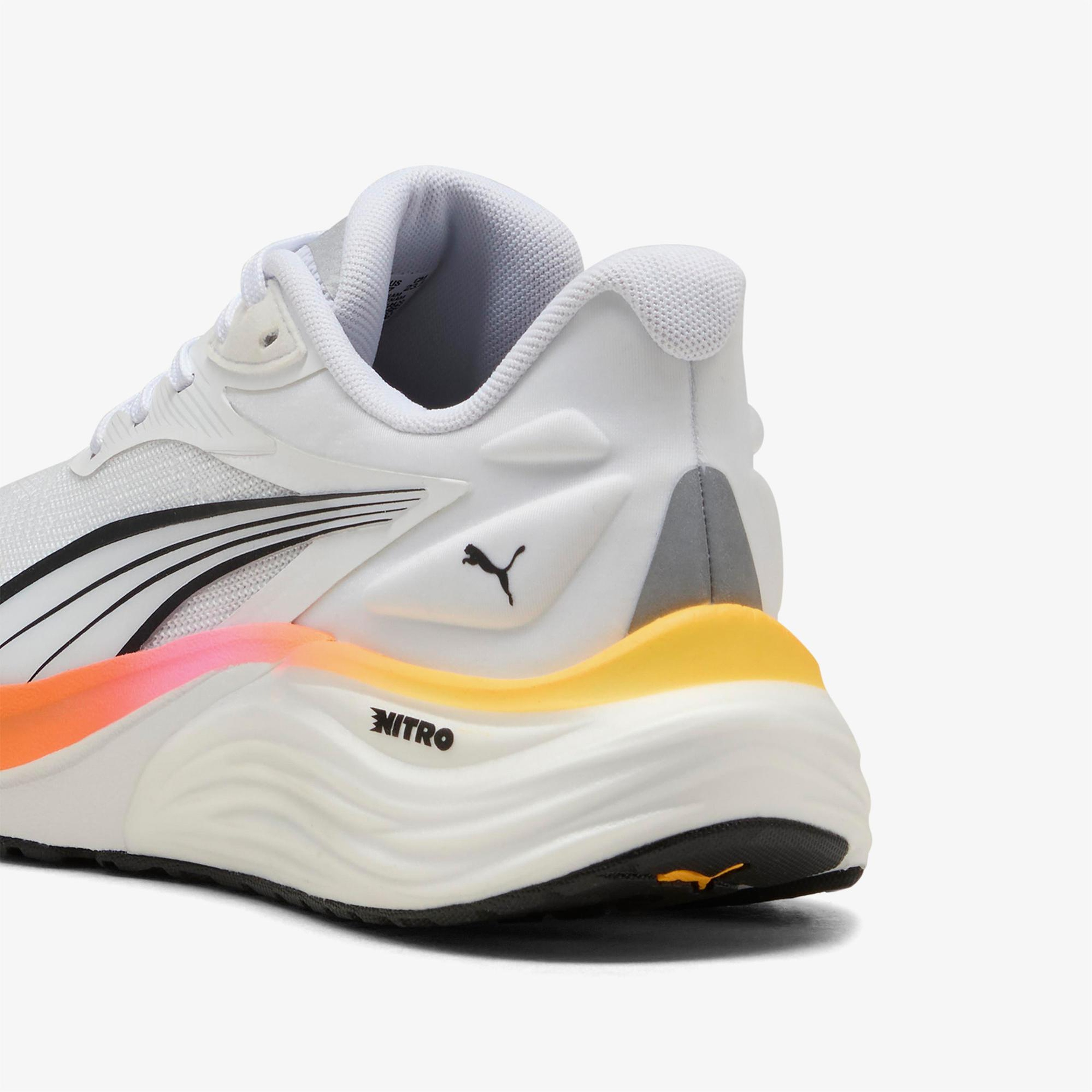 Puma Electrify Nitro 4 Kadın Beyaz Koşu Ayakkabısı