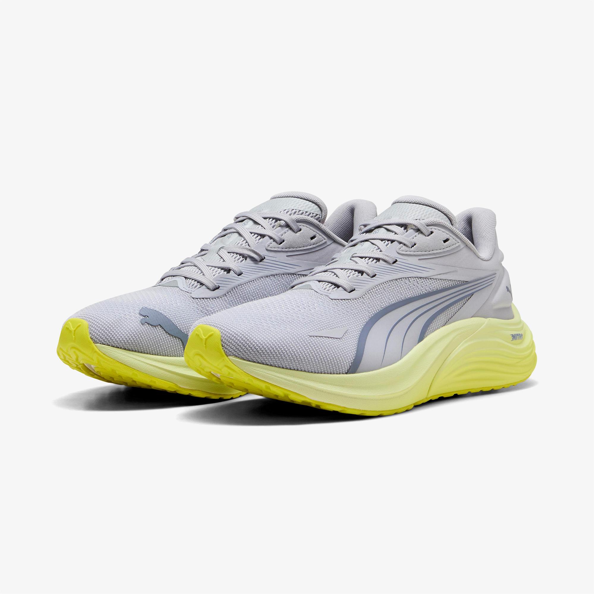 Puma Electrify Nitro 4 Erkek Gri Koşu Ayakkabısı