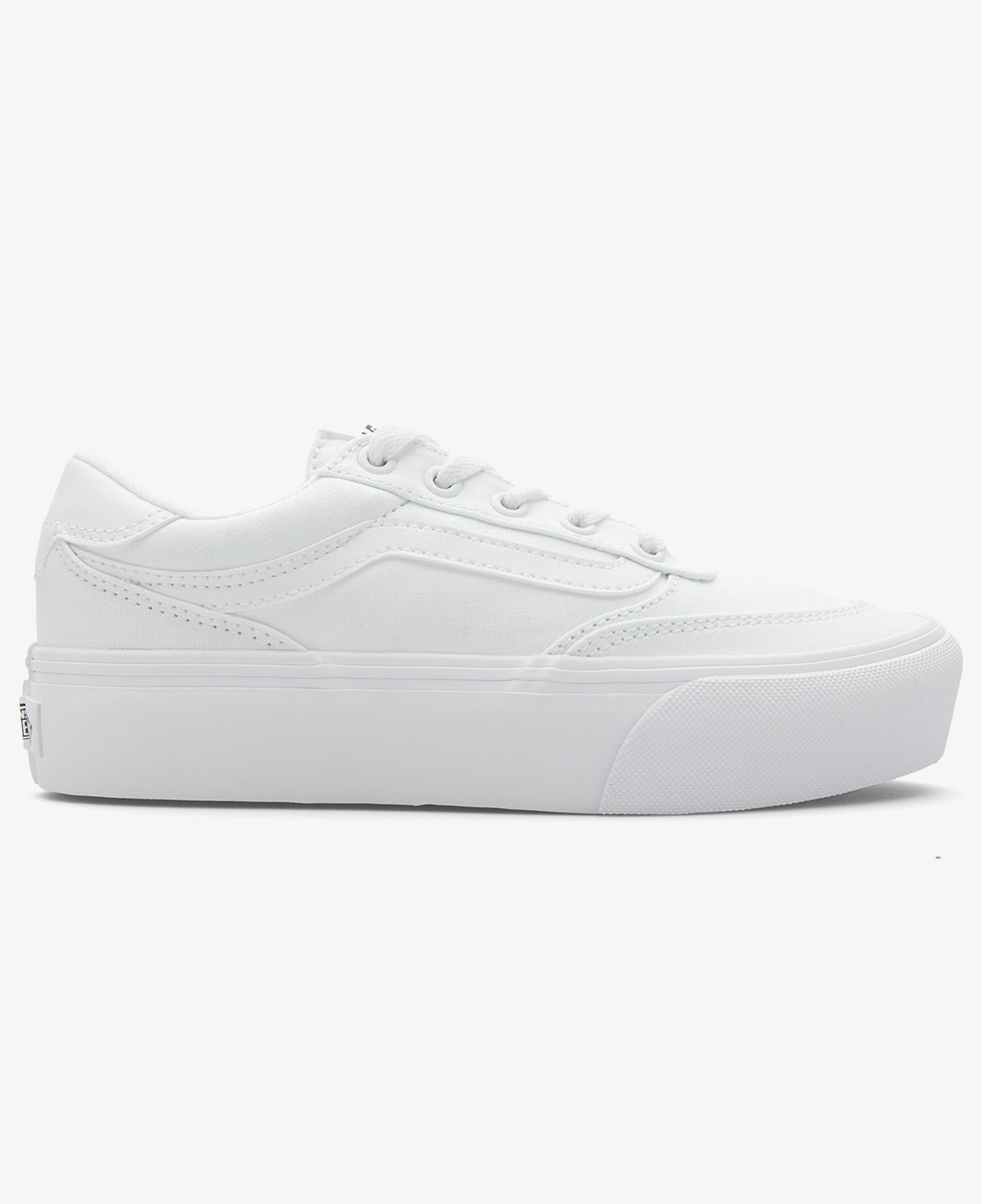 Vans Brooklyn LS Platform Kadın Beyaz Sneaker