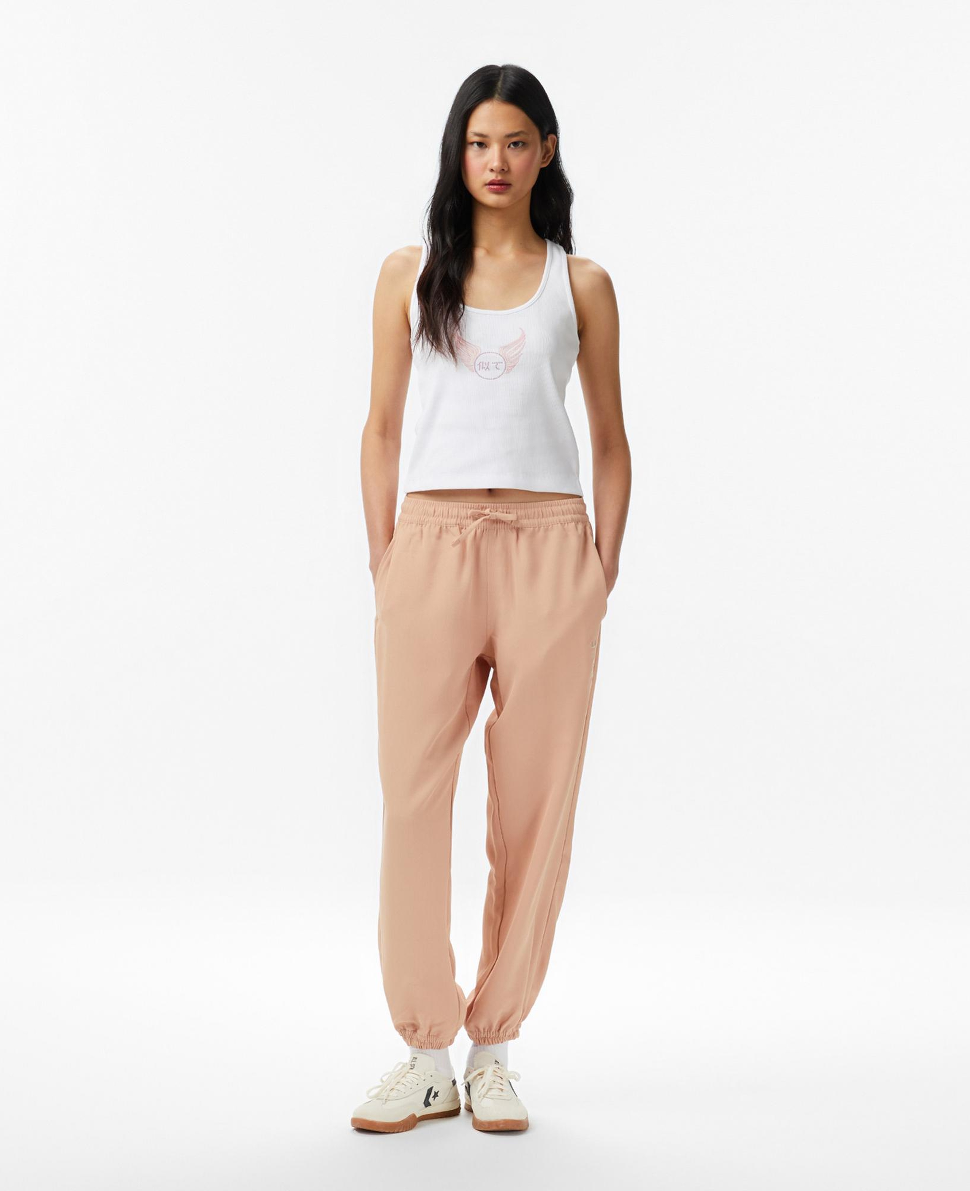 UNITED4 Regular Fit Kadın Pembe Eşofman Altı