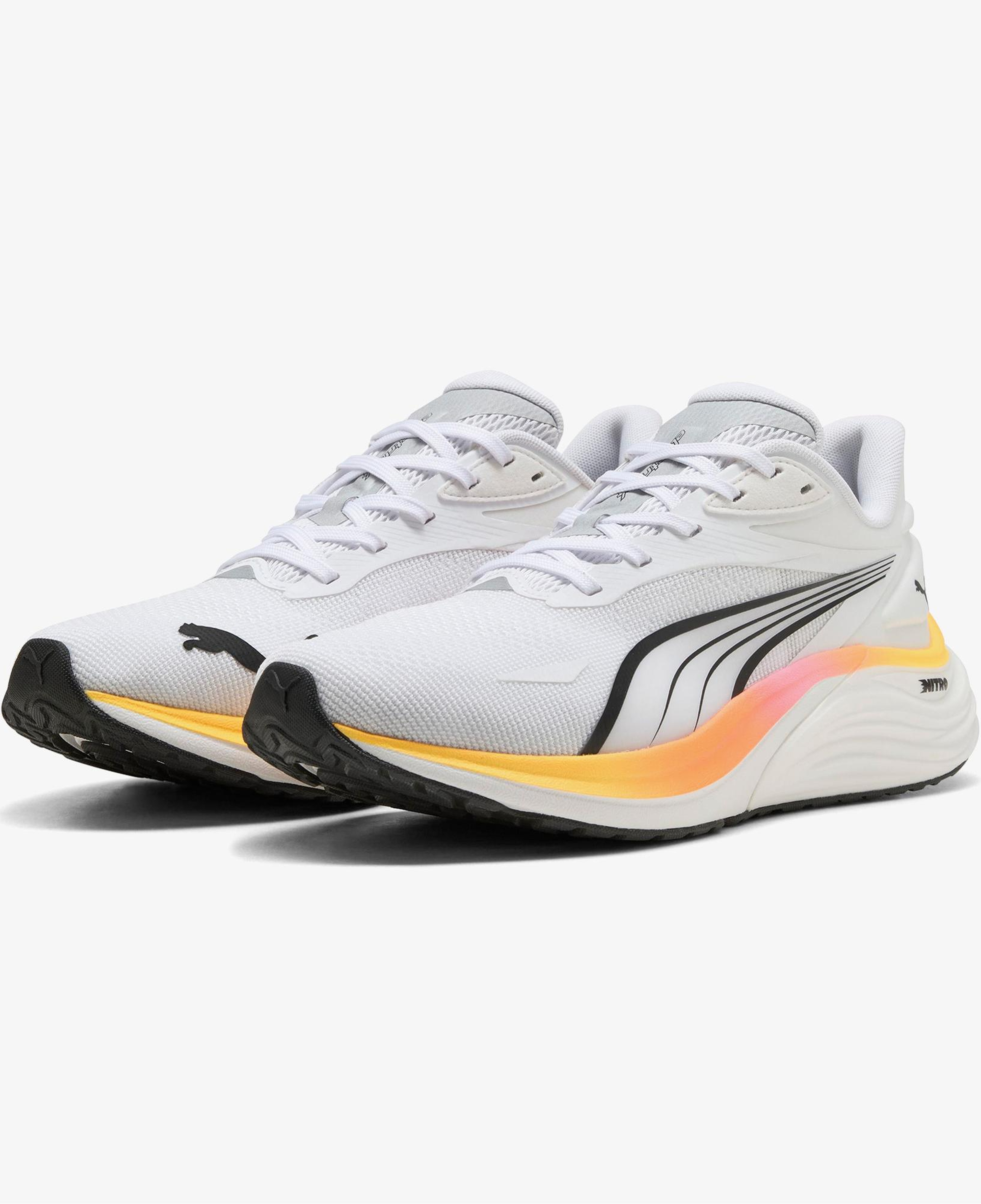 Puma Electrify Nitro 4 Erkek Beyaz Koşu Ayakkabısı