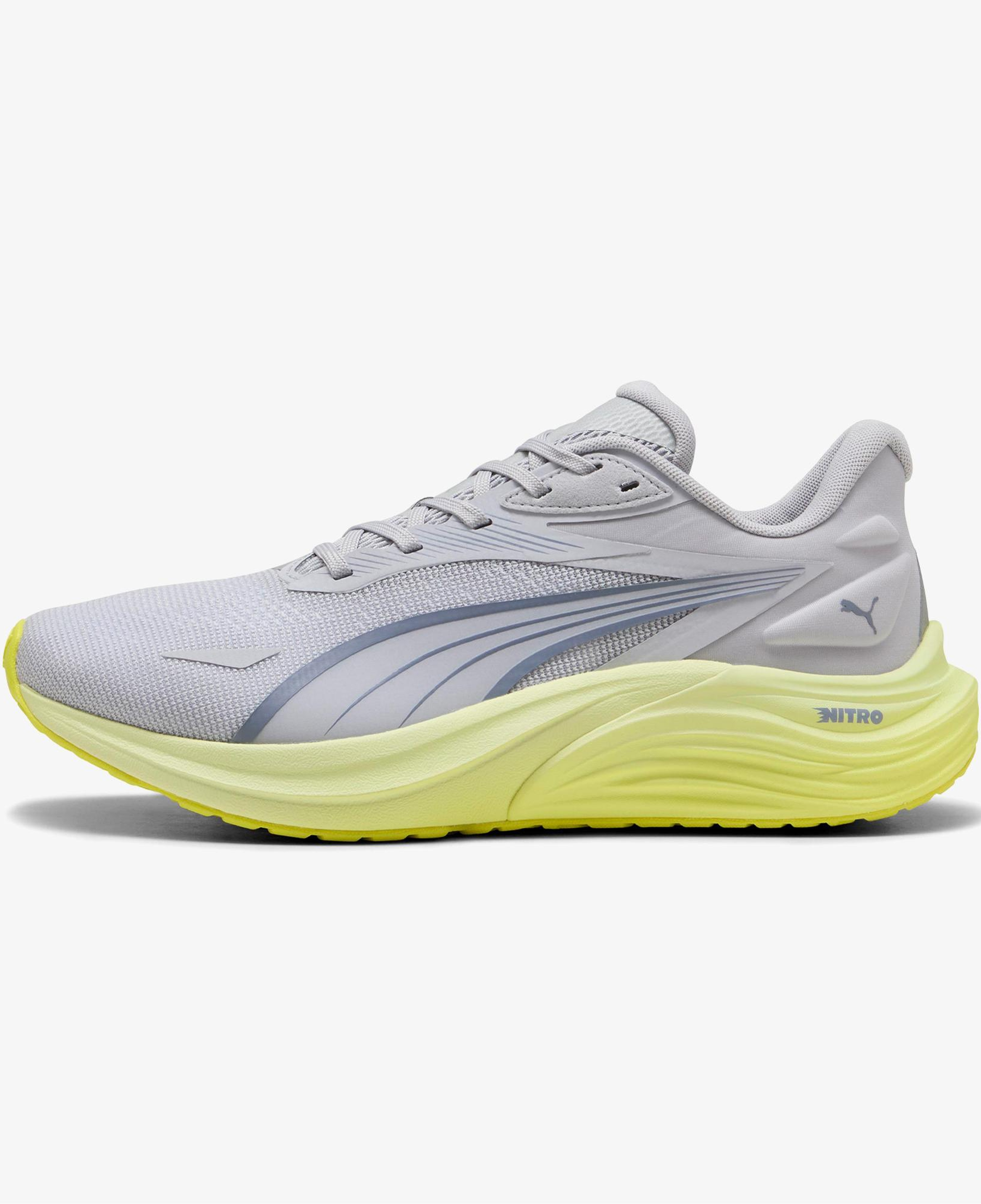 Puma Electrify Nitro 4 Erkek Gri Koşu Ayakkabısı