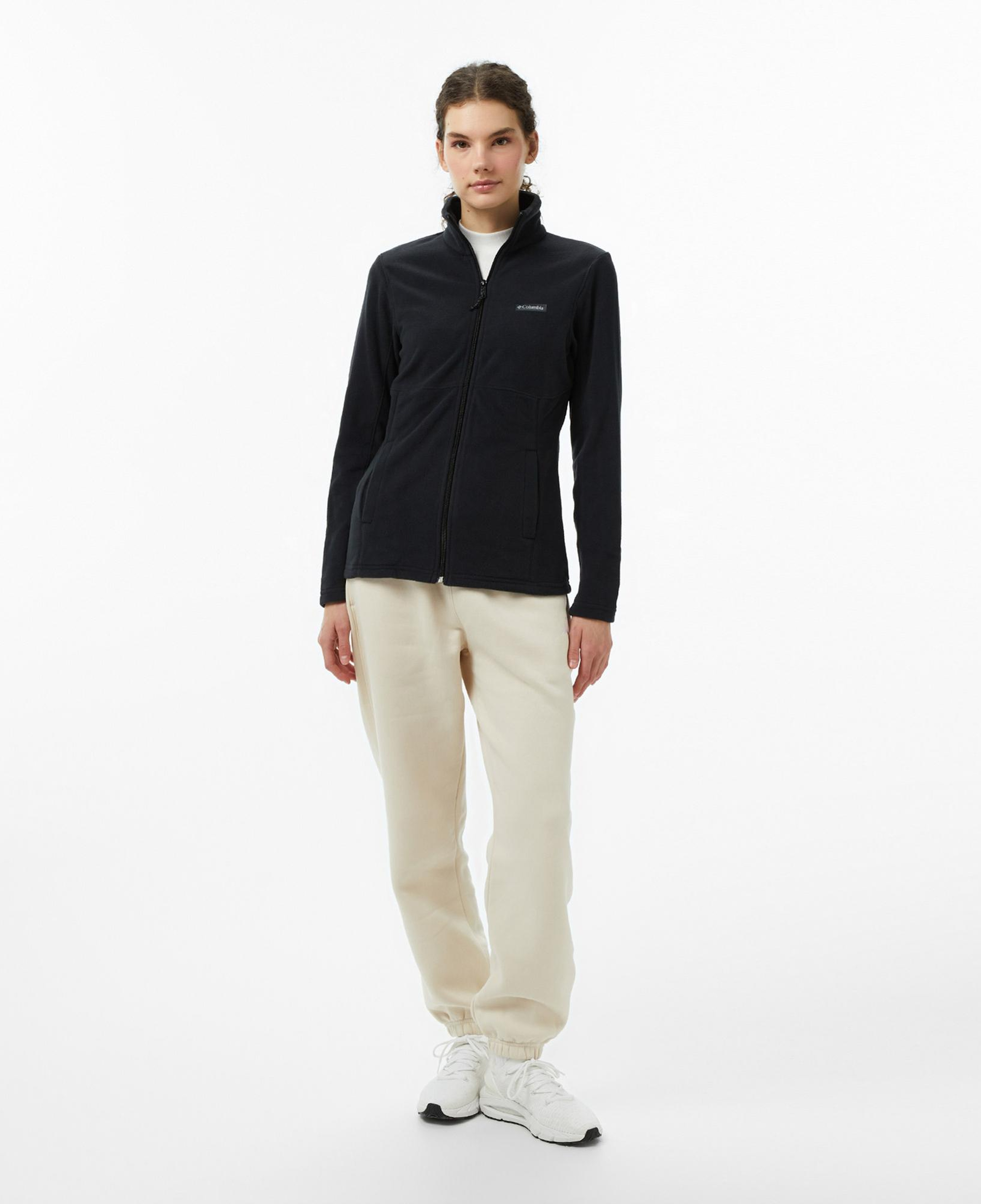 Columbia Basin Trail III Full Zip Kadın Siyah Outdoor Polar