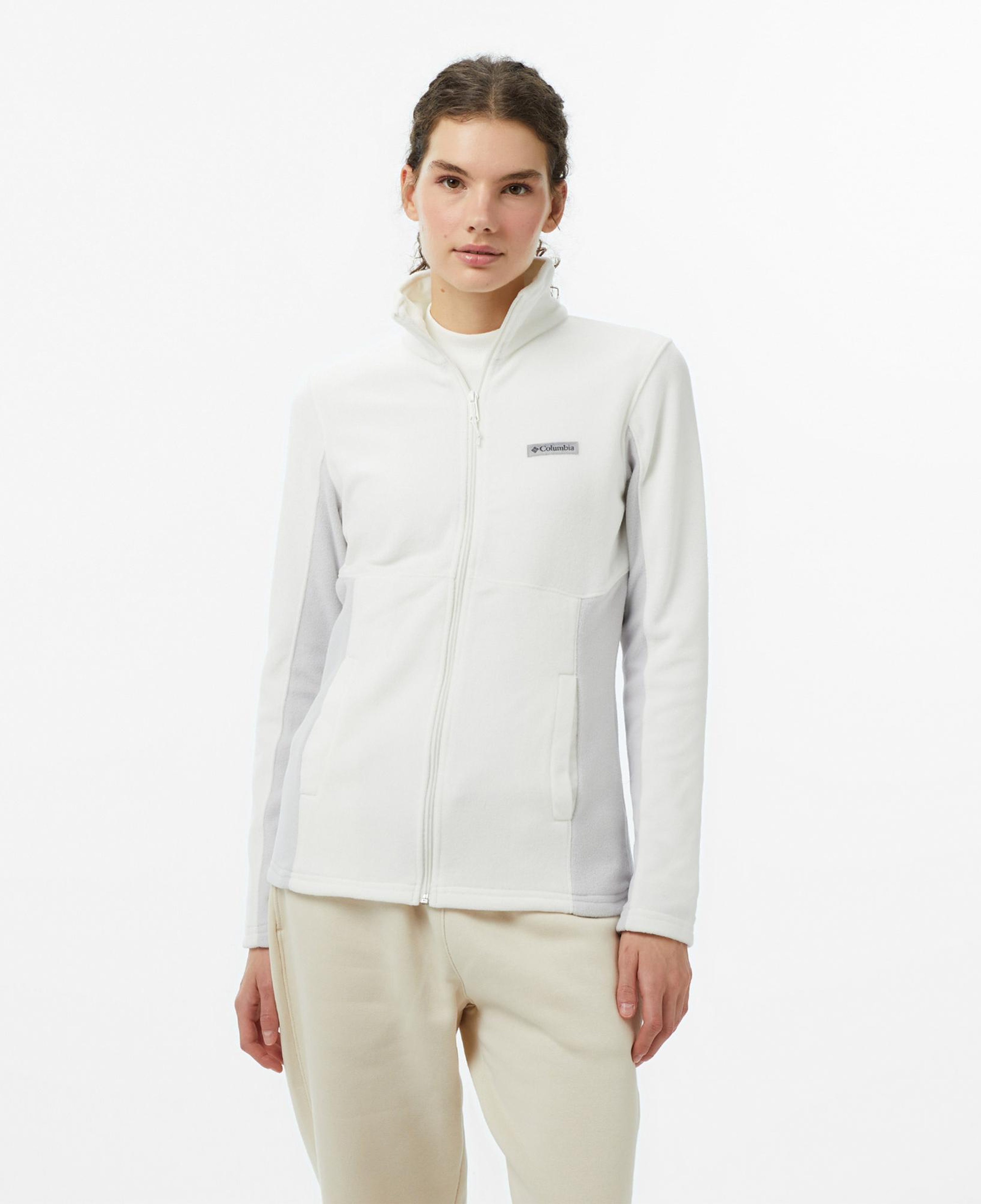 Columbia Basin Trail III Full Zip Kadın Bej Outdoor Polar