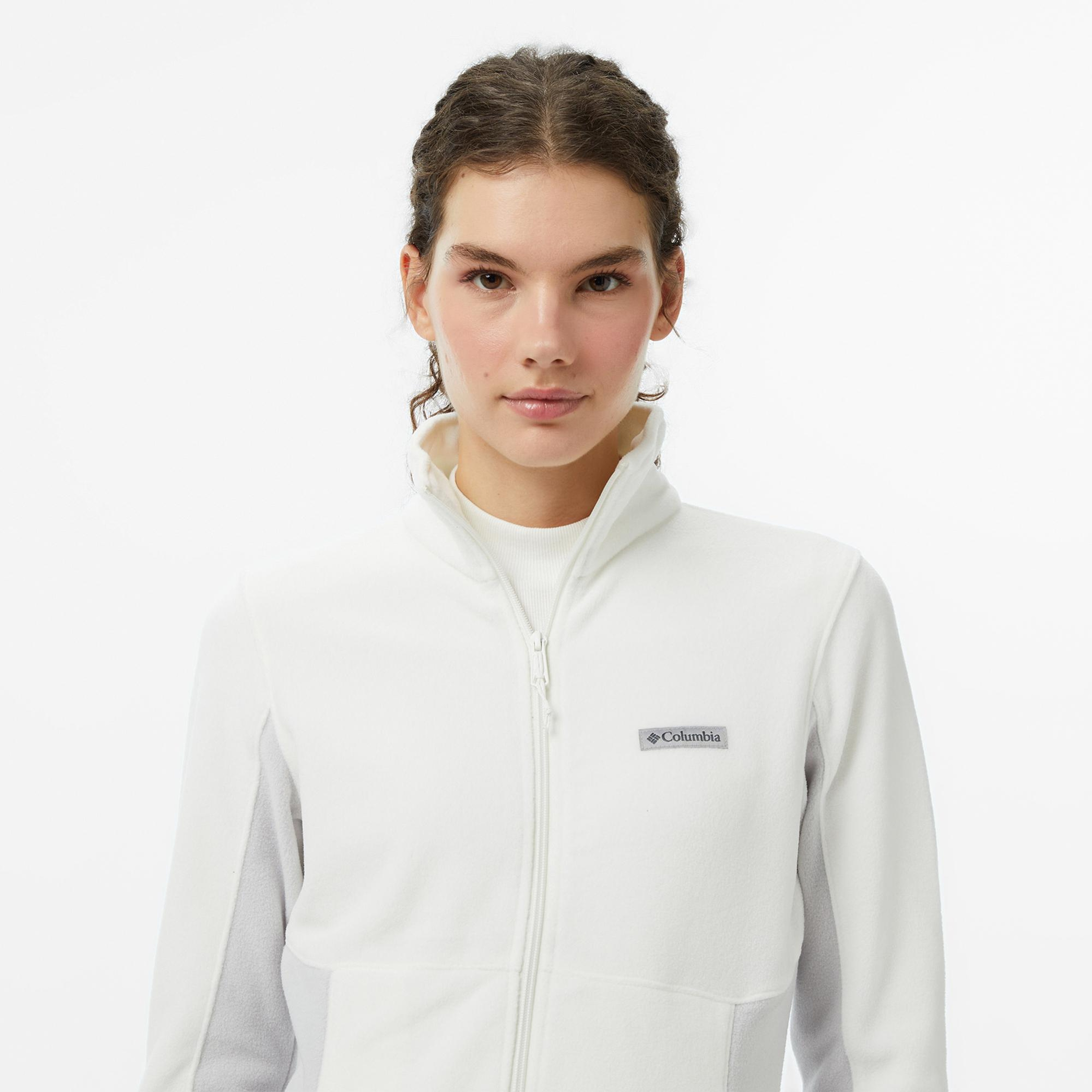 Columbia Basin Trail III Full Zip Kadın Bej Outdoor Polar