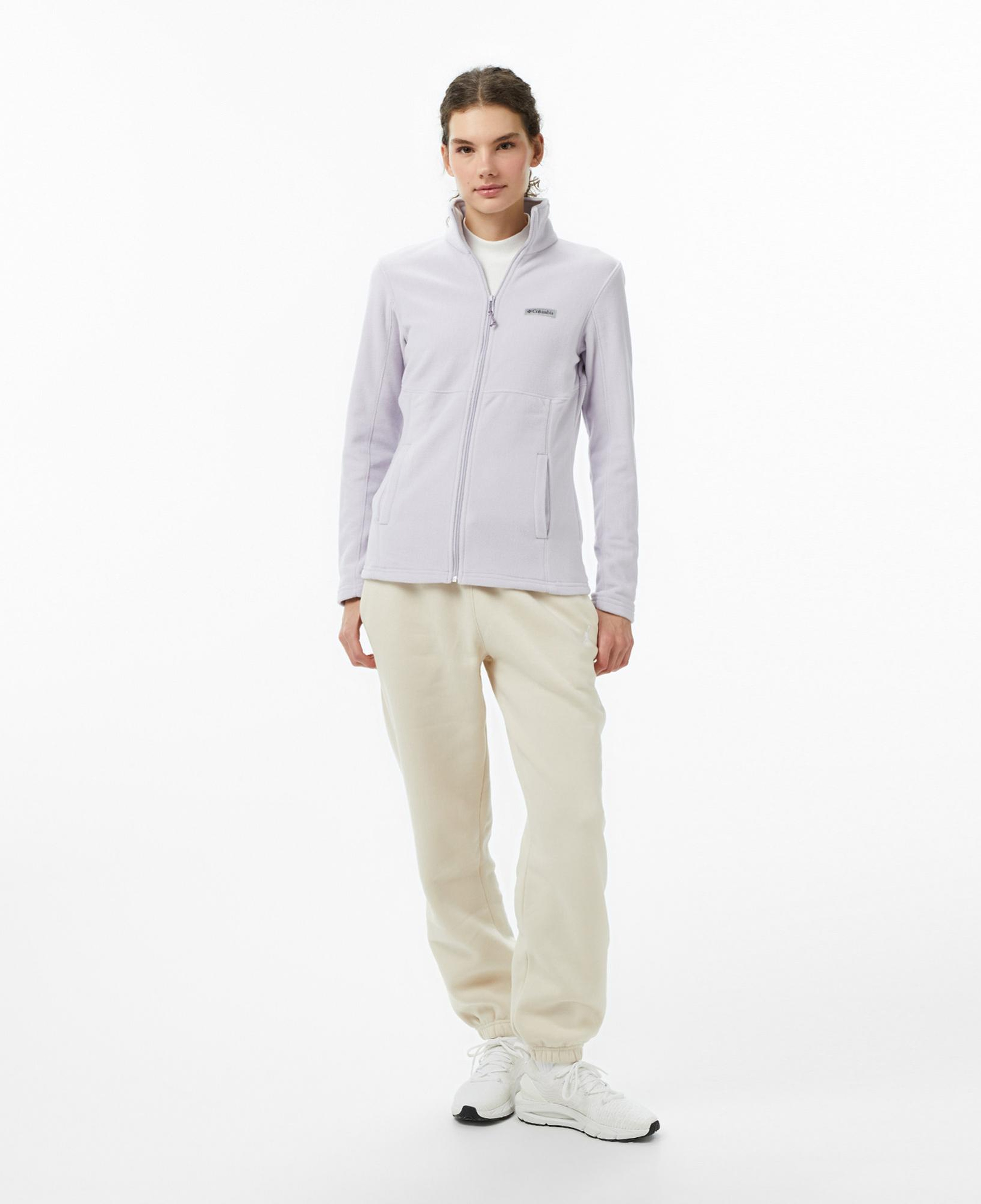 Columbia Basin Trail III Full Zip Kadın Mor Outdoor Polar