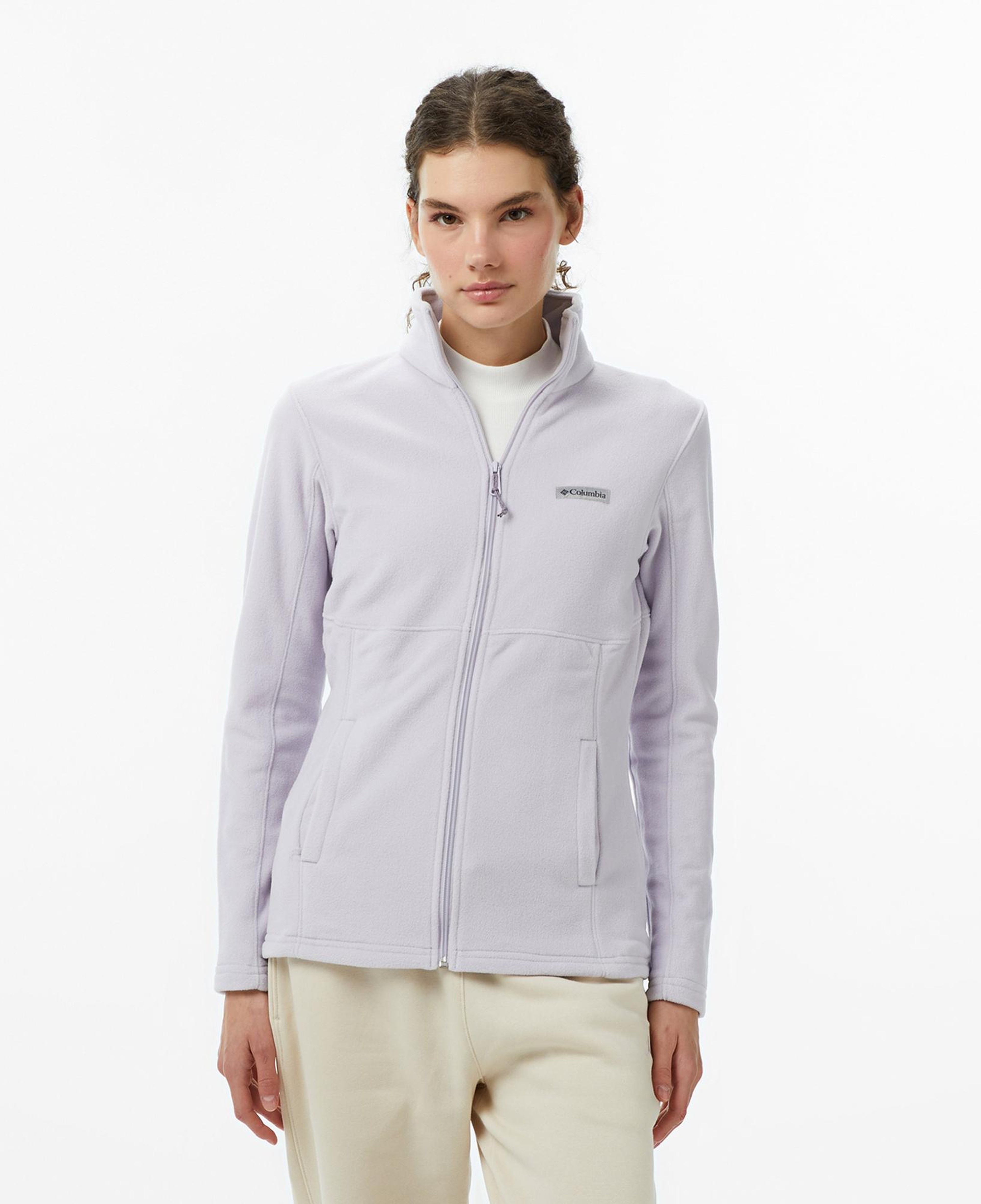 Columbia Basin Trail III Full Zip Kadın Mor Outdoor Polar