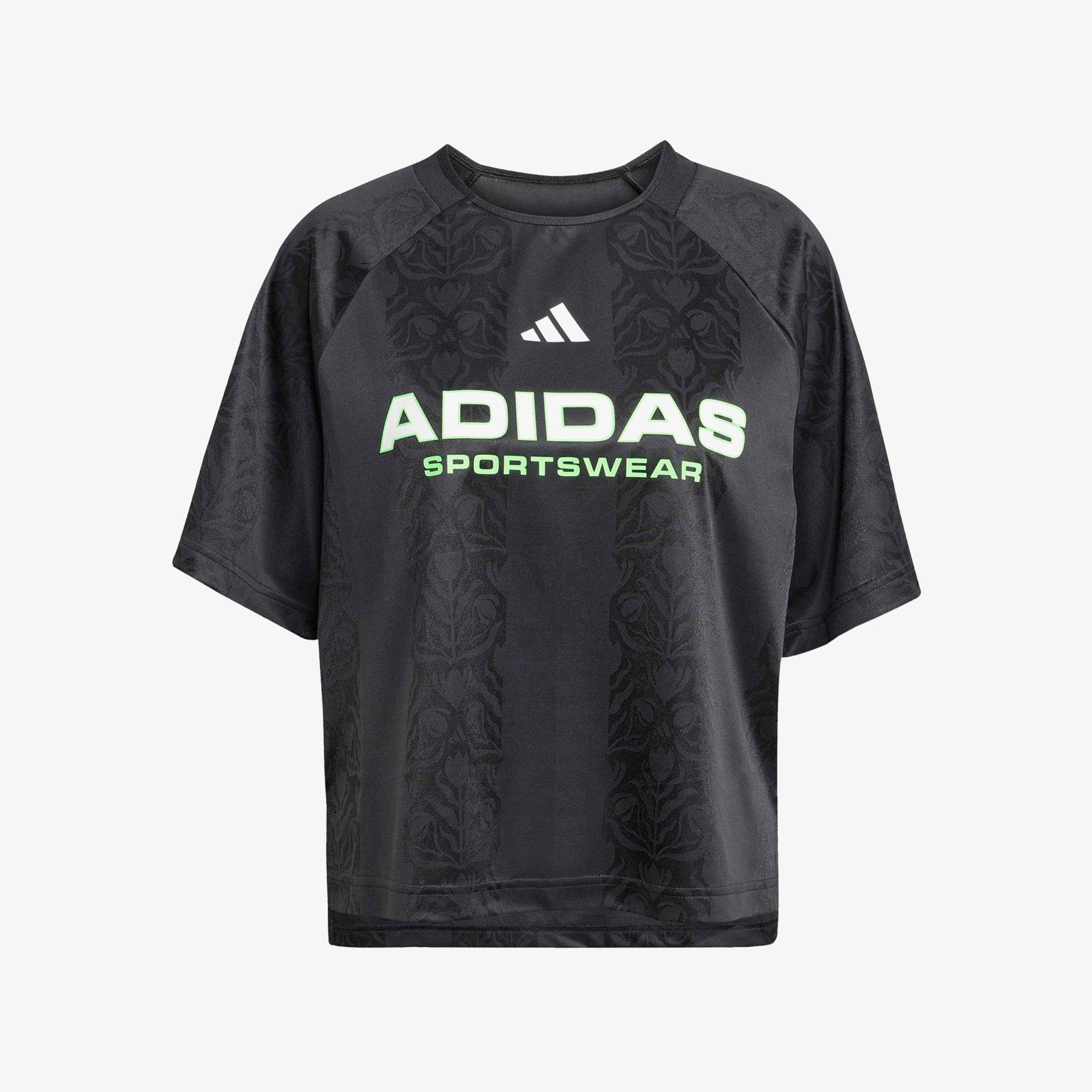 adidas Tiro X Common Goal Jakarli Kadın Siyah T-Shirt