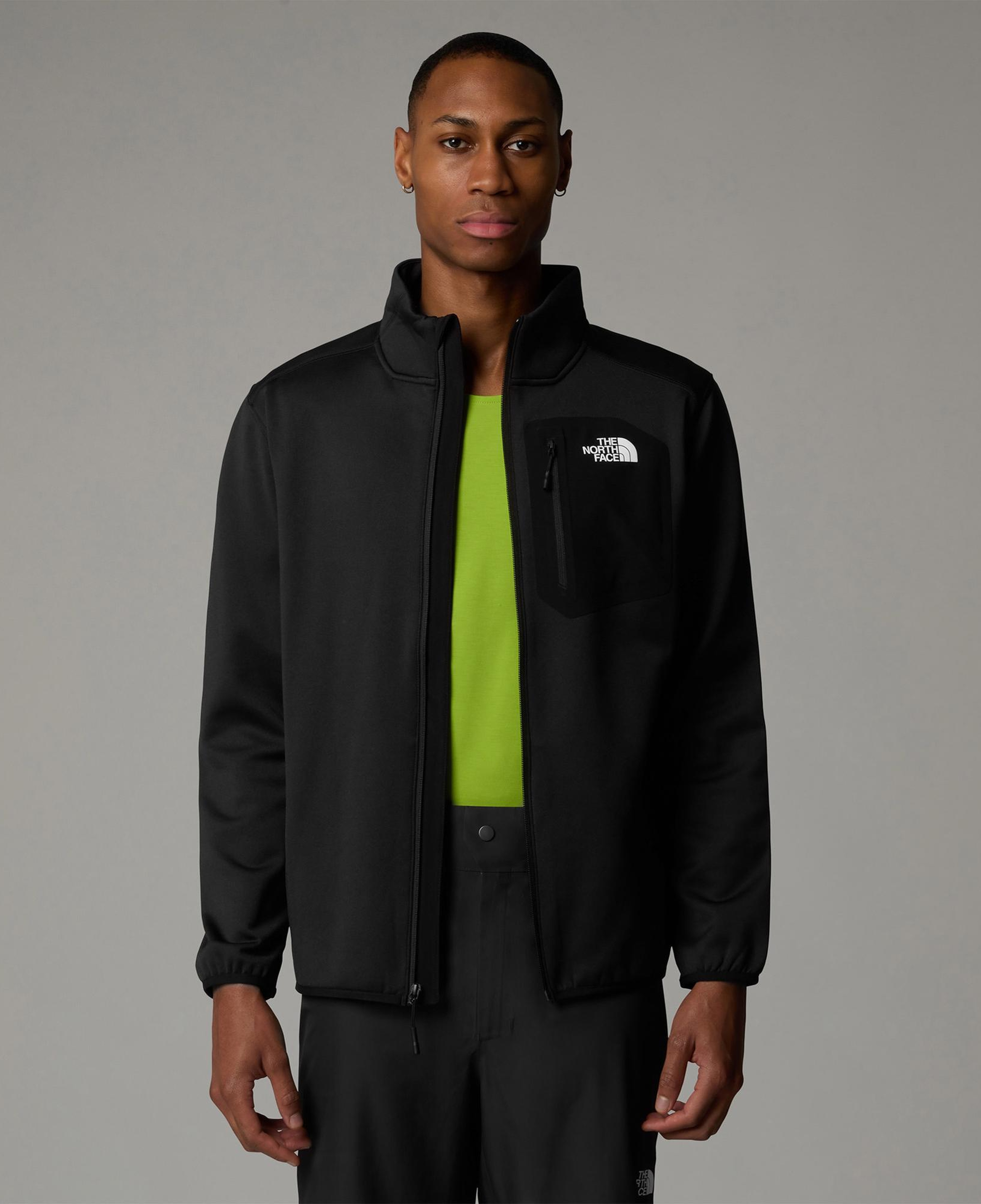 The North Face Crest Fz Erkek Siyah Outdoor Polar