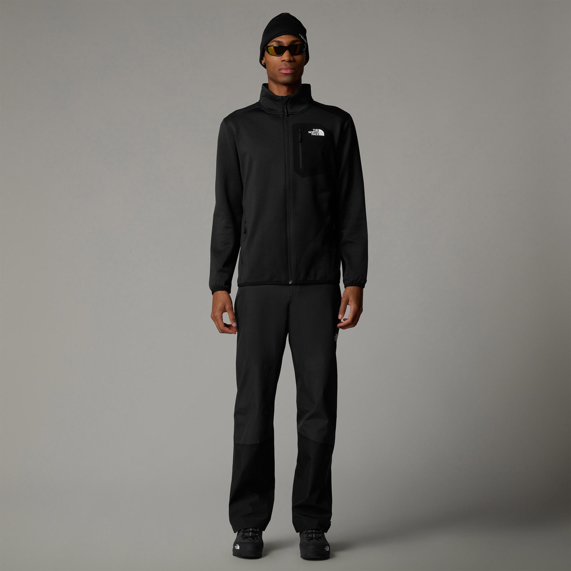 The North Face Crest Fz Erkek Siyah Outdoor Polar