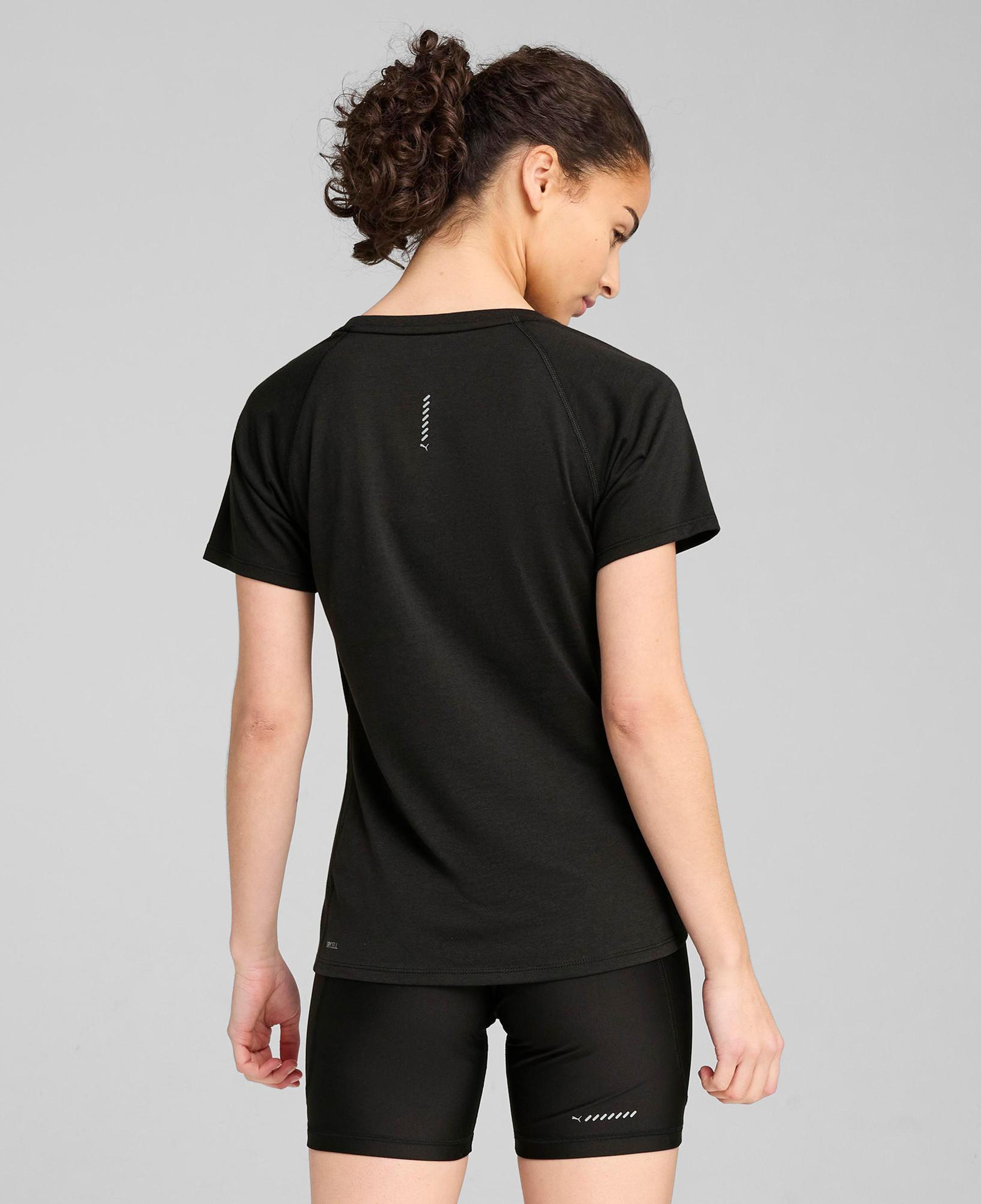 Puma Run Velocity Tri-Blend Kadın Siyah Koşu T-Shirt