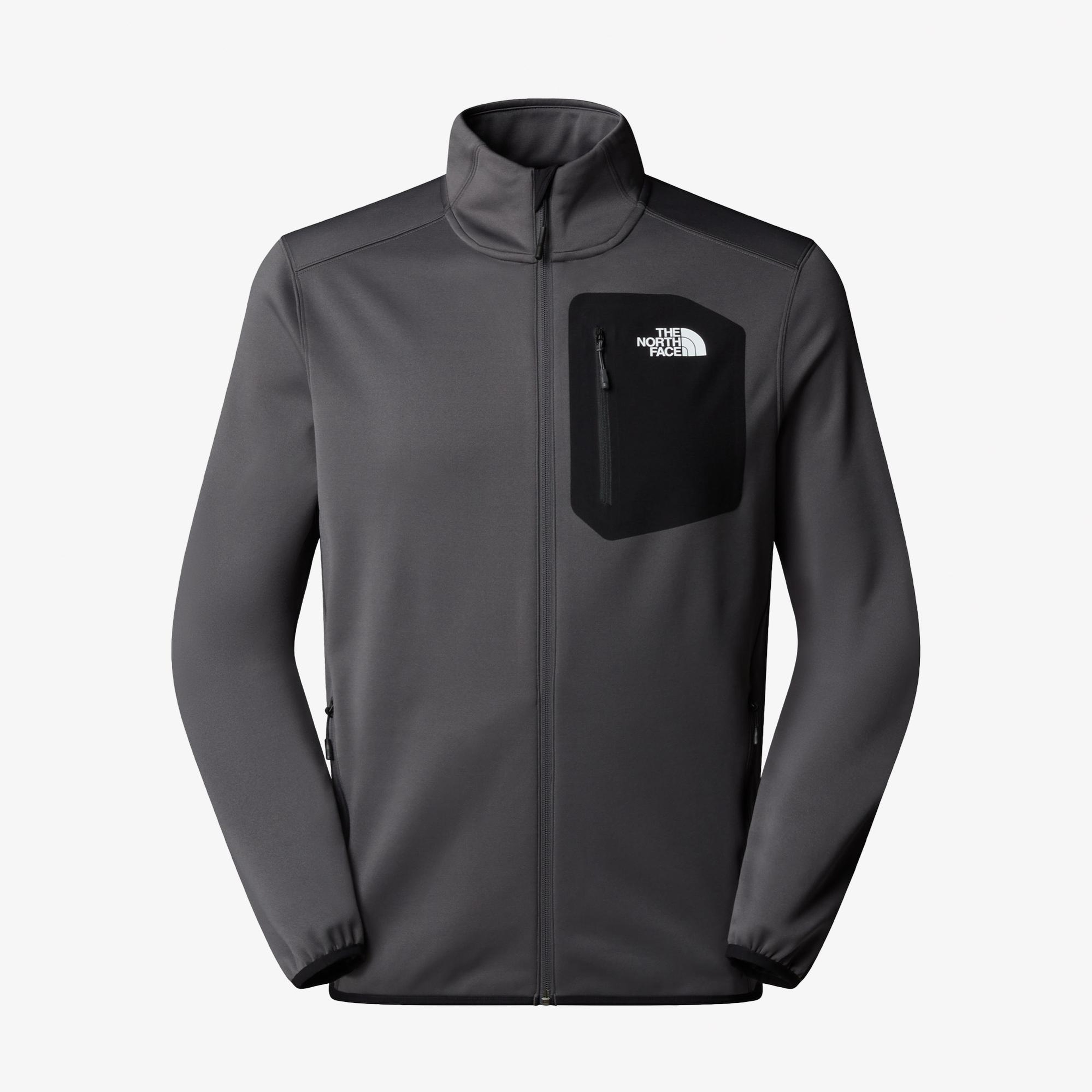 The North Face Crest Fz Erkek Gri Outdoor Polar
