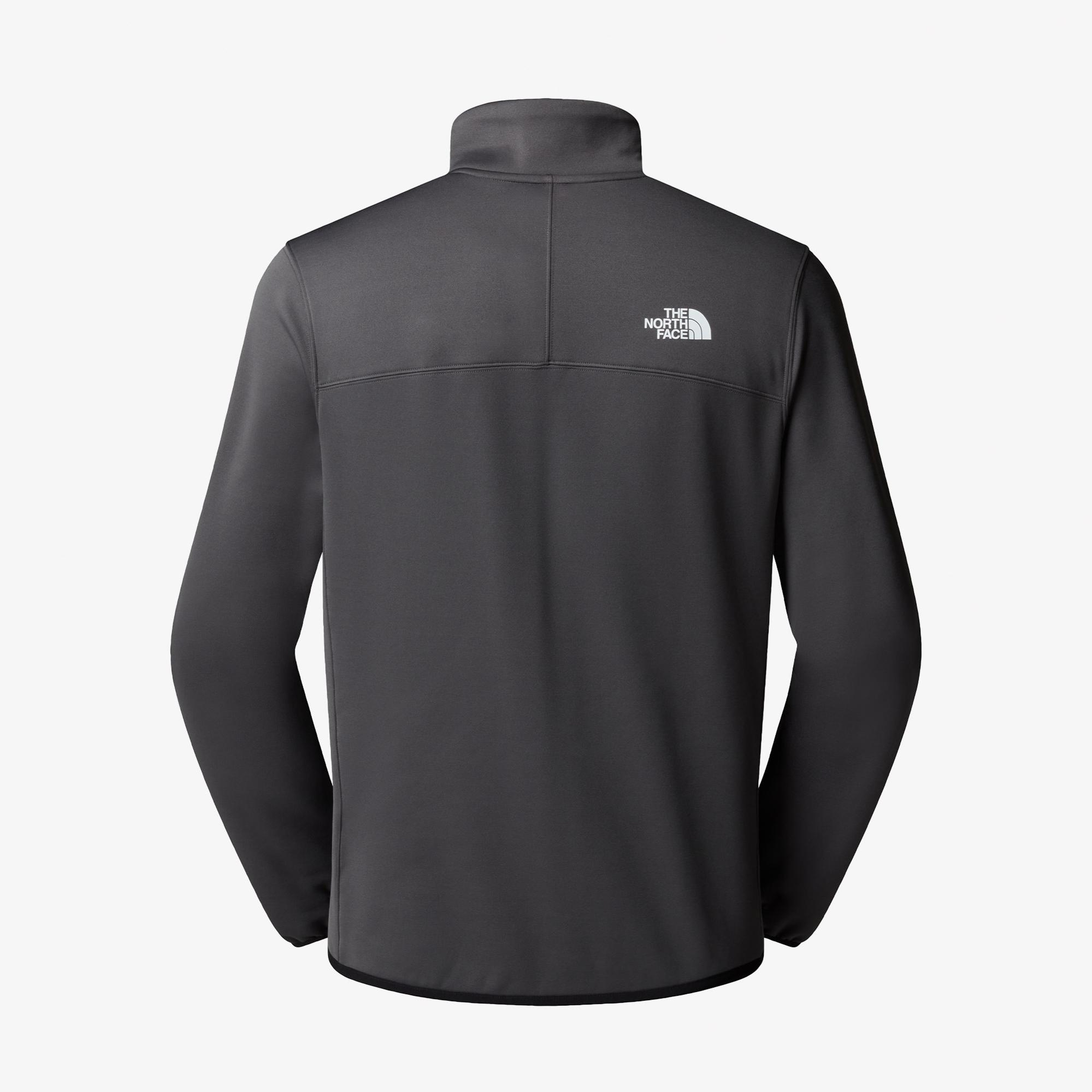 The North Face Crest Fz Erkek Gri Outdoor Polar