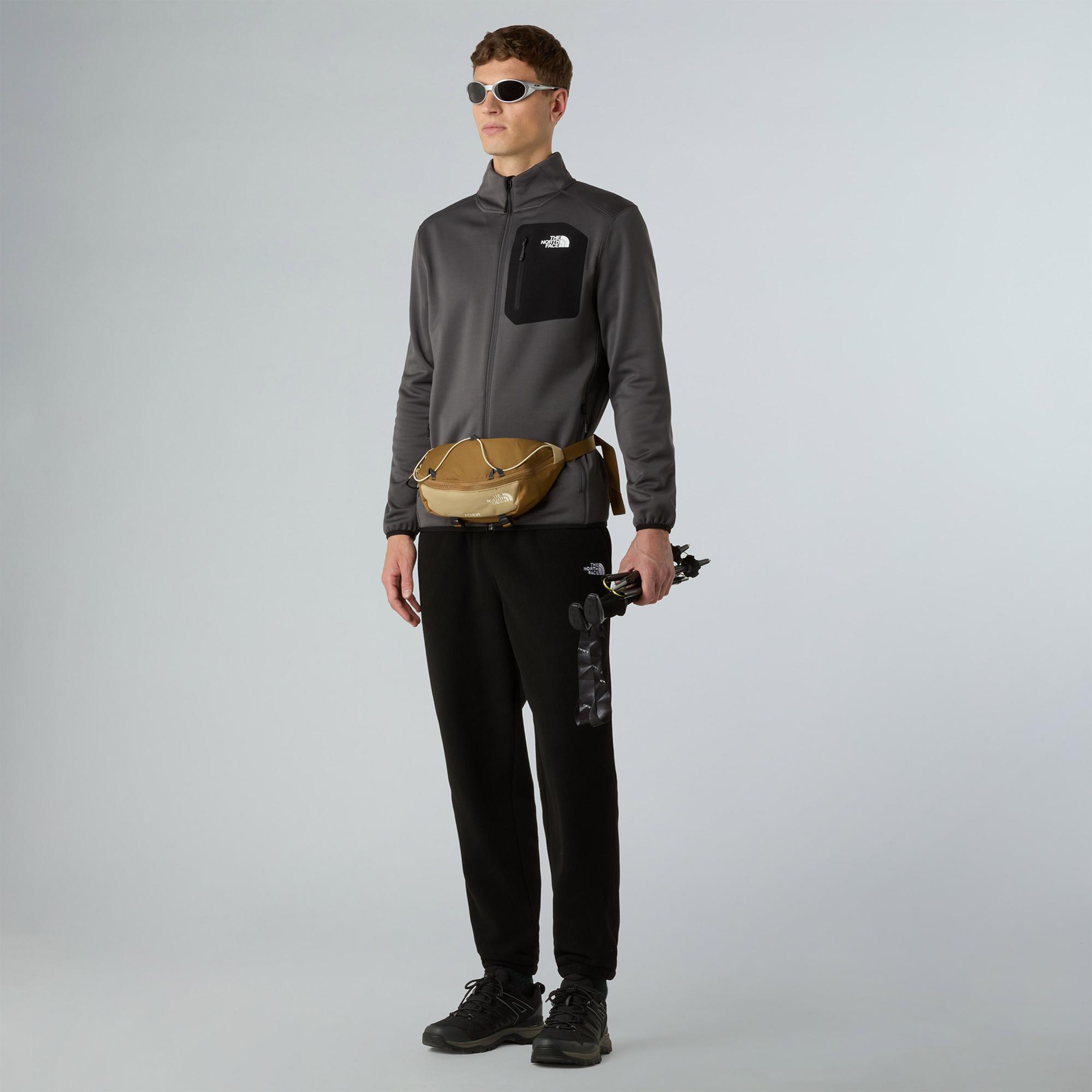 The North Face Crest Fz Erkek Gri Outdoor Polar