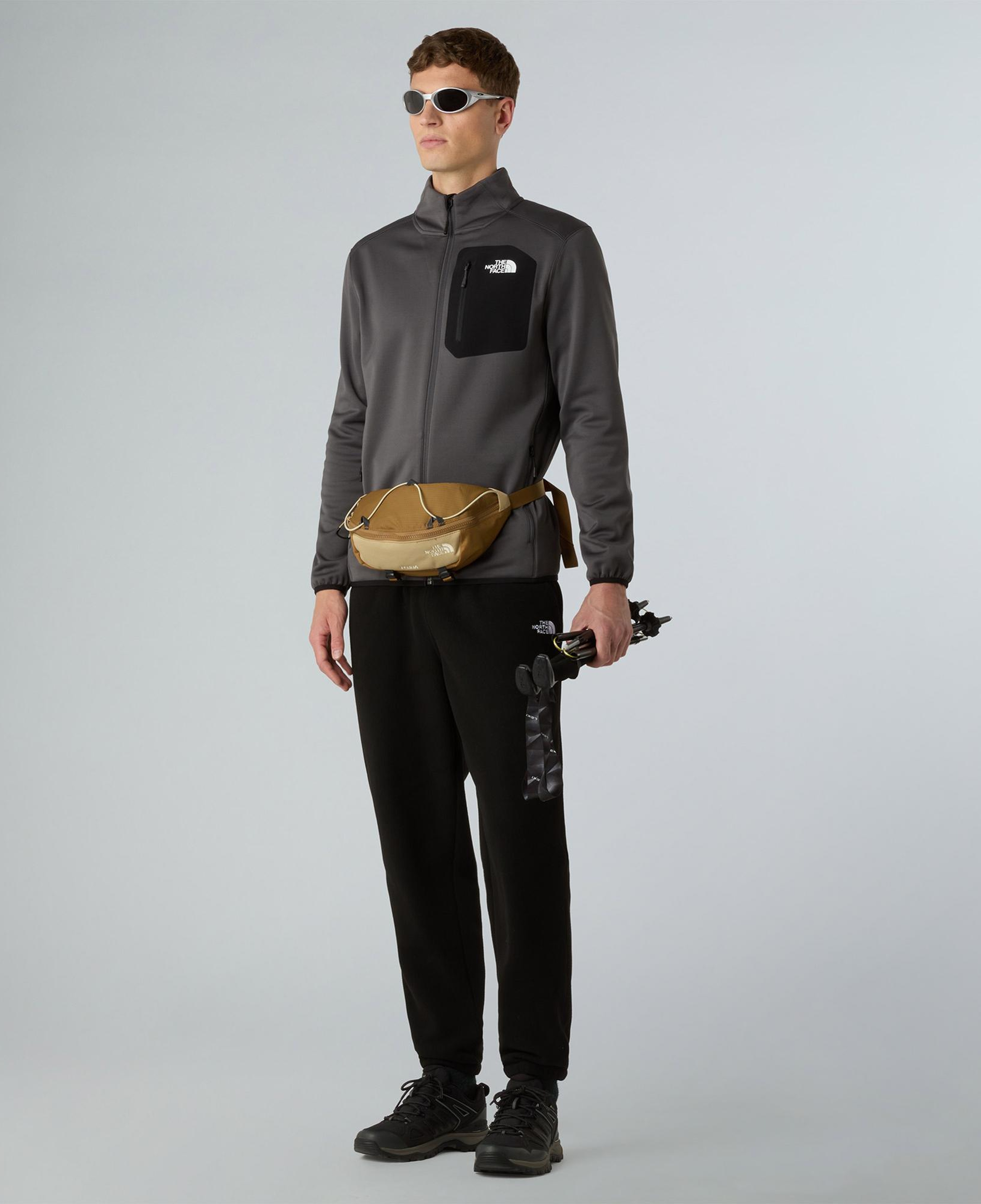 The North Face Crest Fz Erkek Gri Outdoor Polar