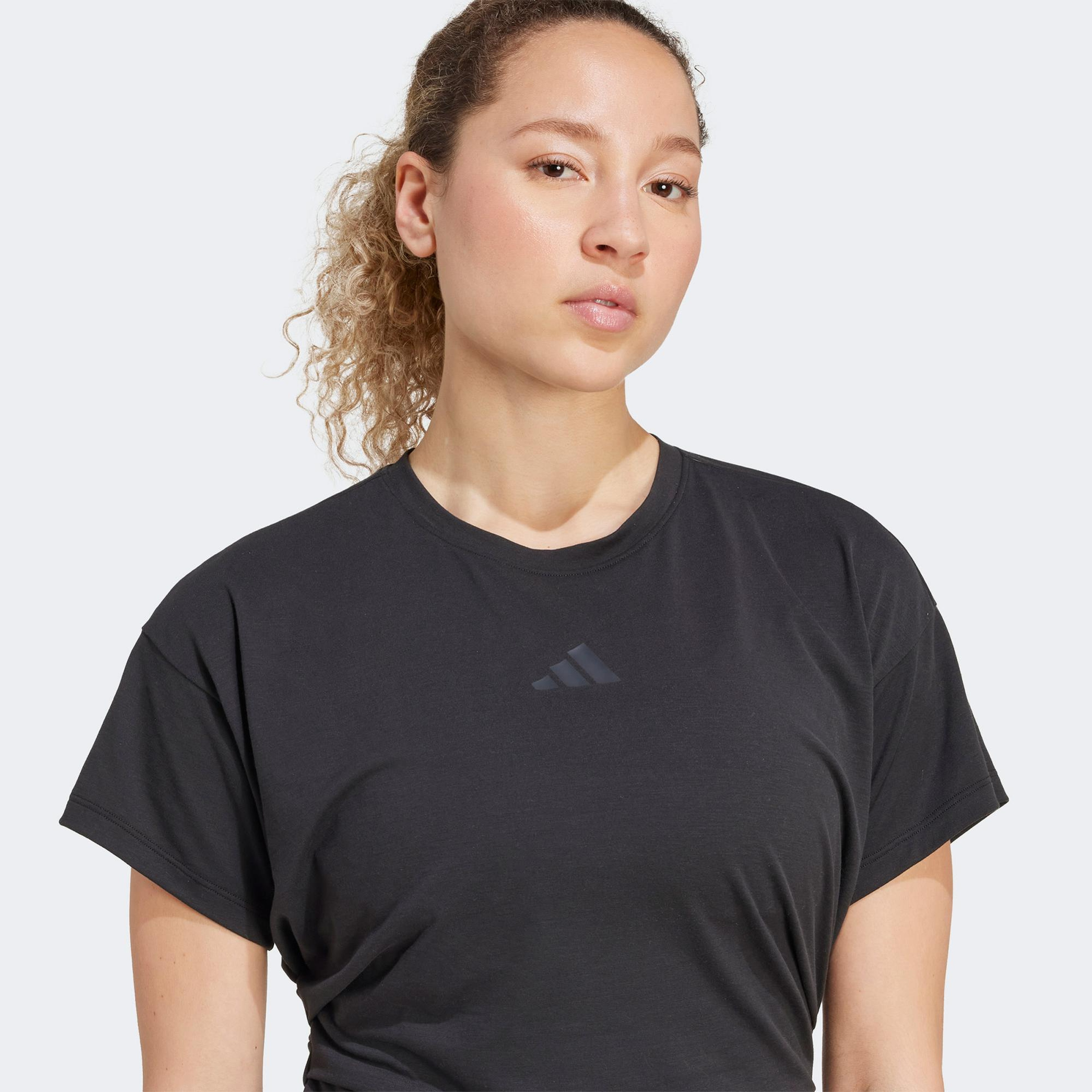 adidas Power Kadın Siyah Antrenman T-Shirt