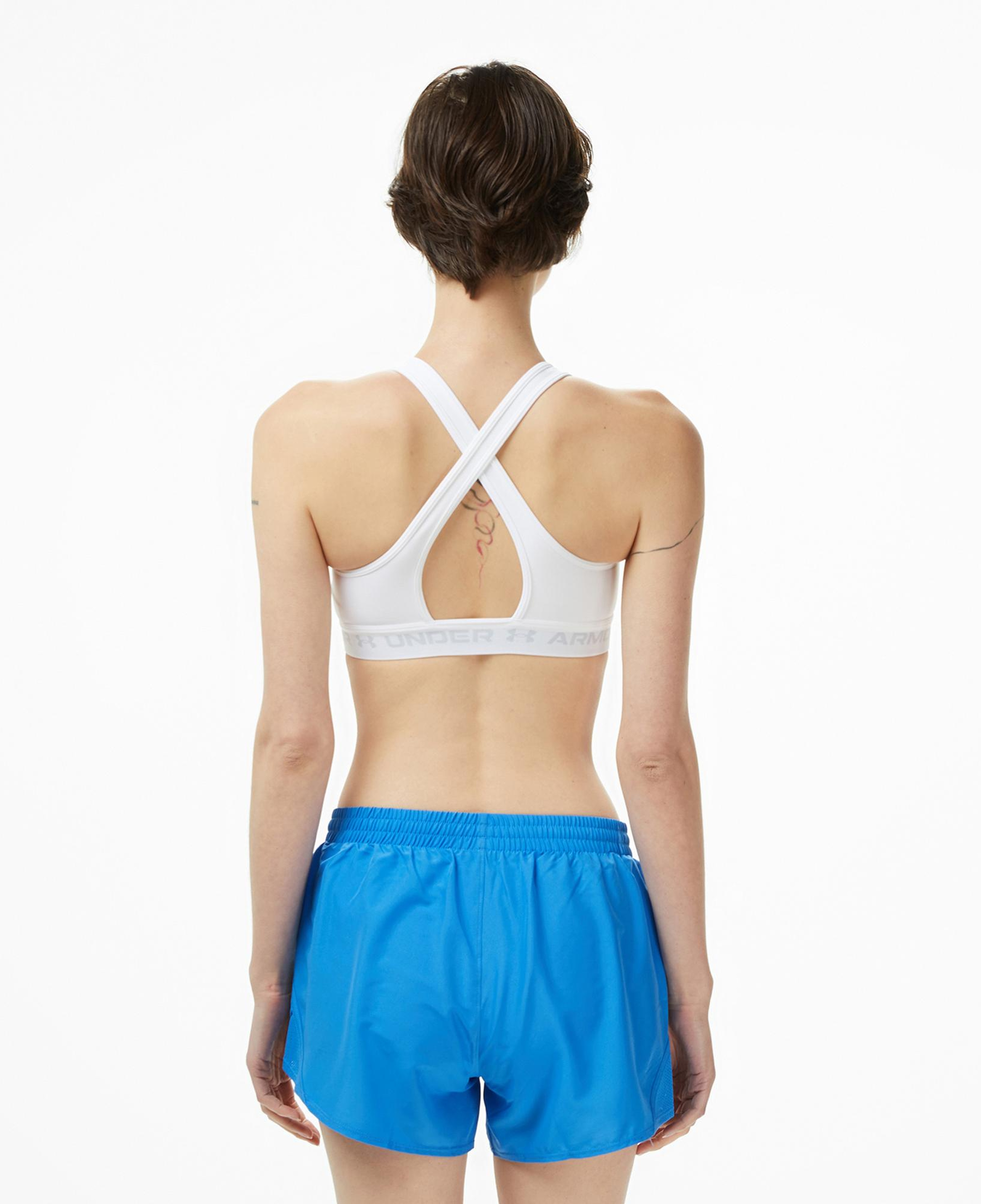 Under Armour Crossback Mid Kadın Beyaz Antrenman Bra