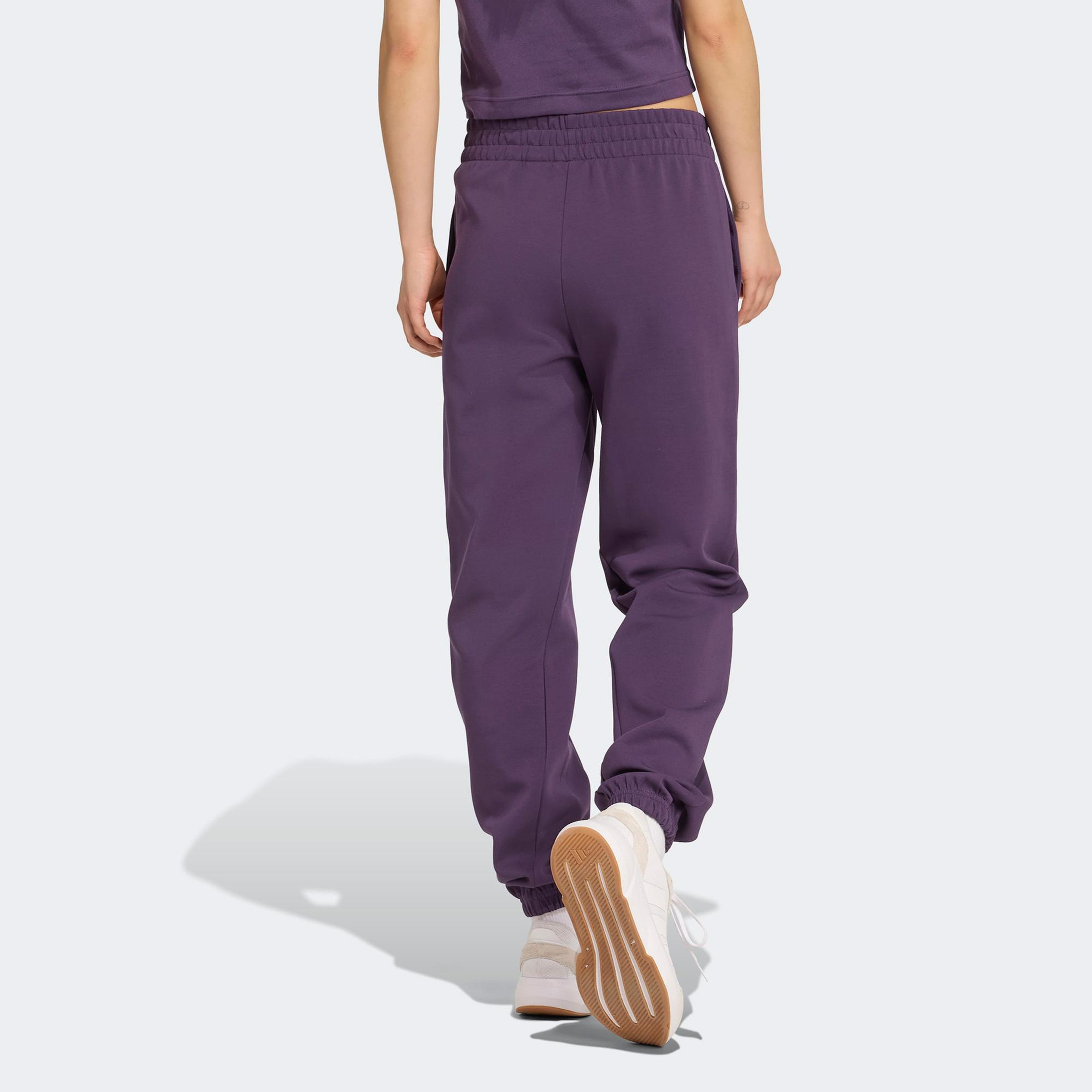 adidas Future icons Small Logo Kadın Mor Eşofman Altı