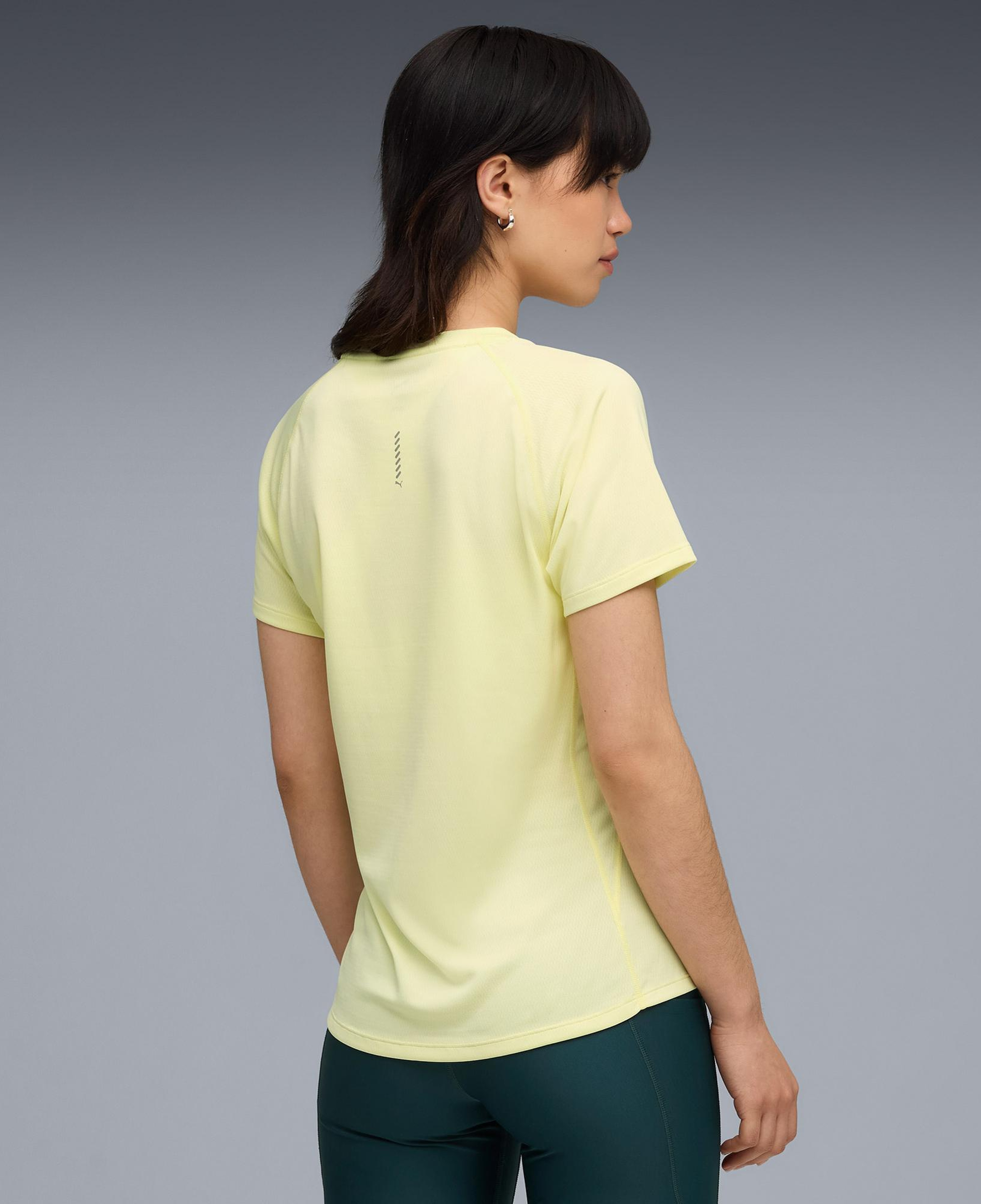 Puma Run Velocity W (Poly) Kadın Sarı Koşu T-Shirt
