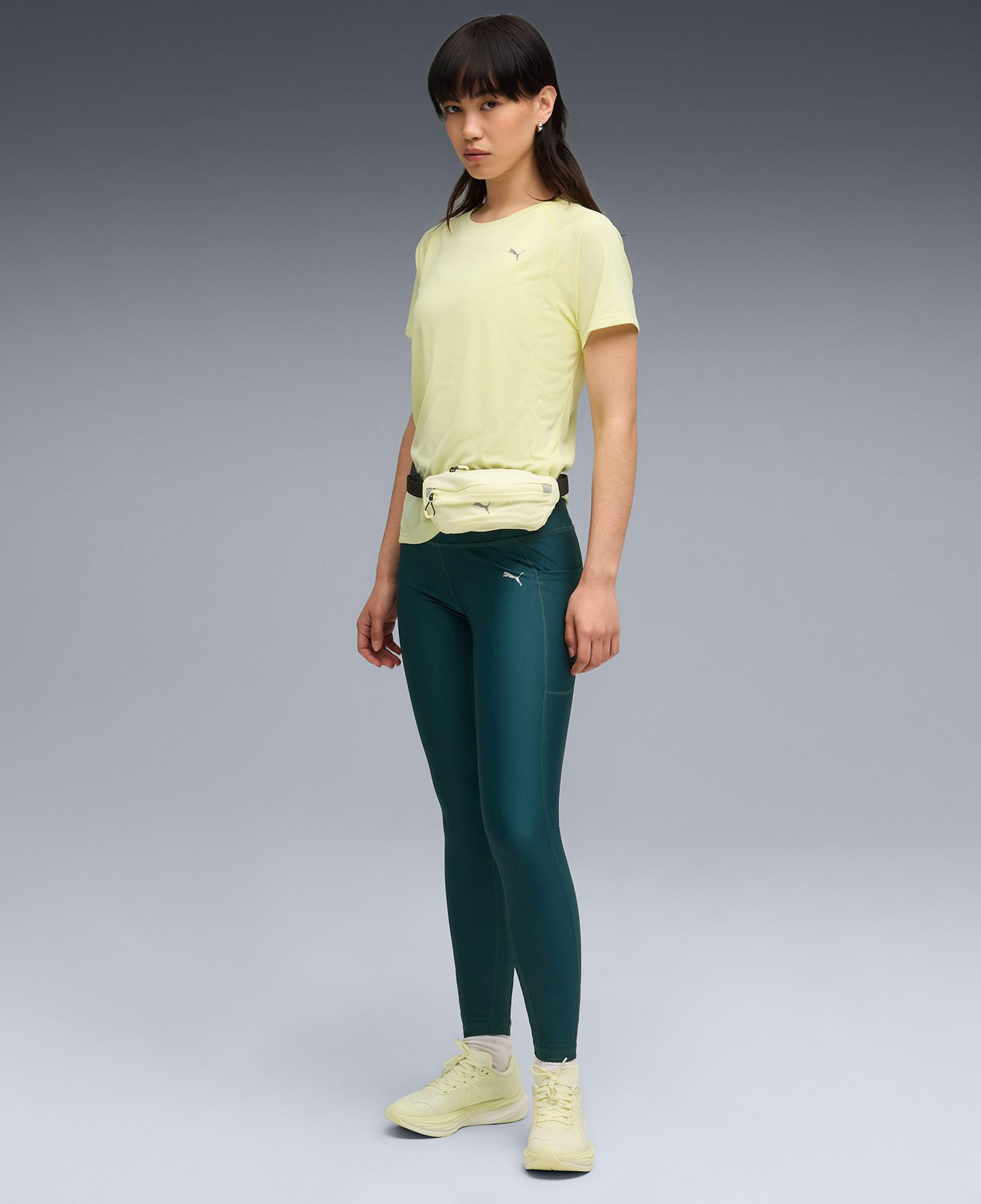 Puma Run Velocity W (Poly) Kadın Sarı Koşu T-Shirt