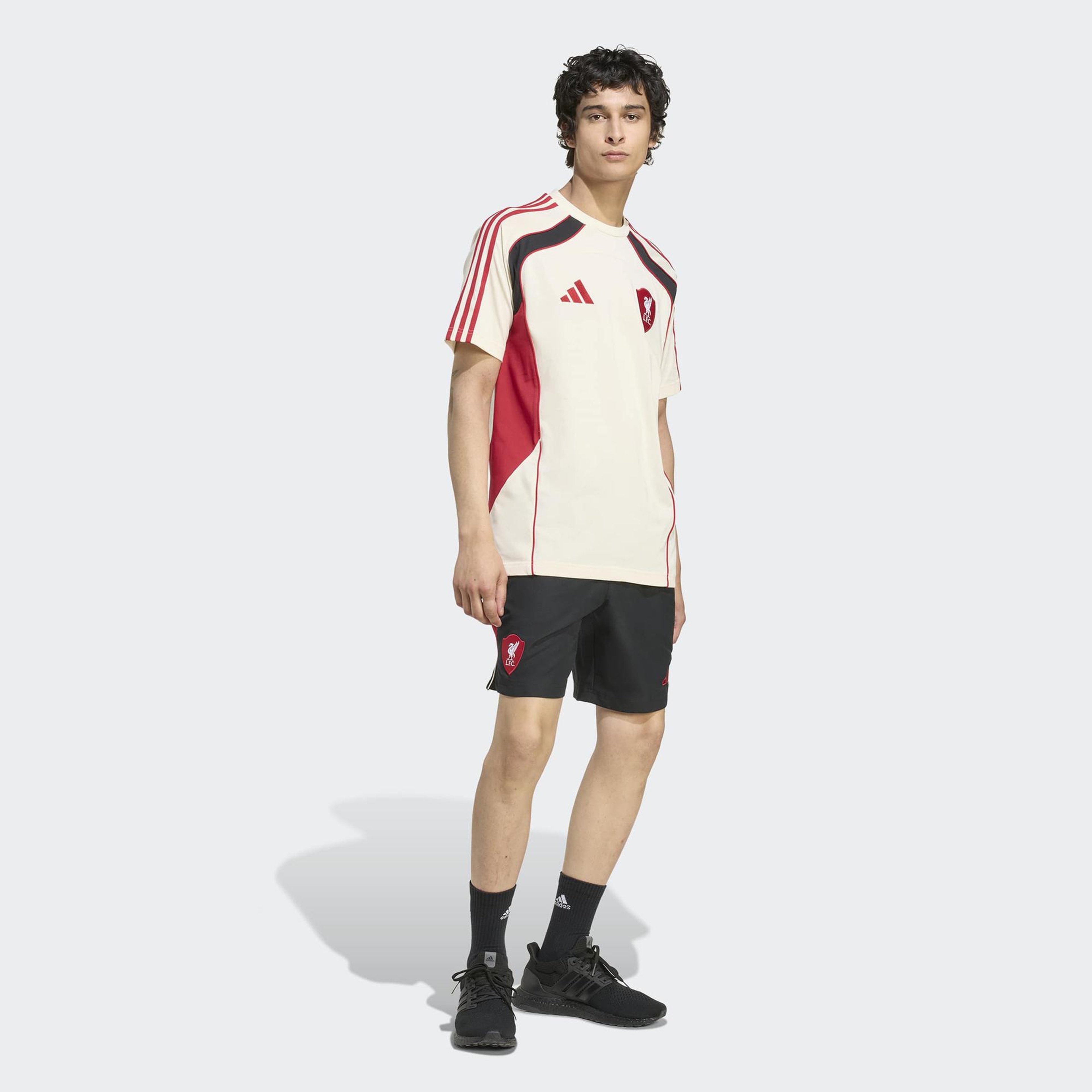 adidas Liverpool Fc Ubp Erkek Beyaz Futbol T-Shirt
