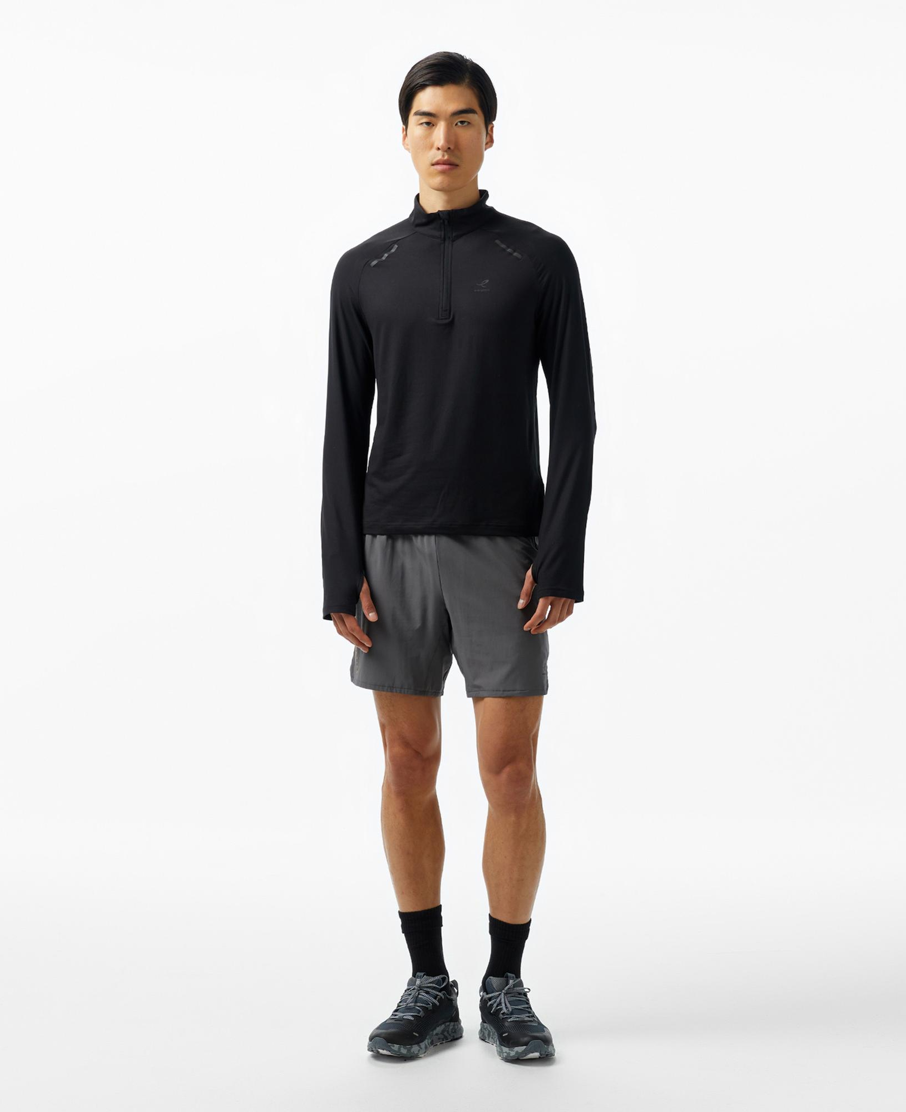 Energetics Cusco IV Erkek Siyah Koşu Sweatshirt