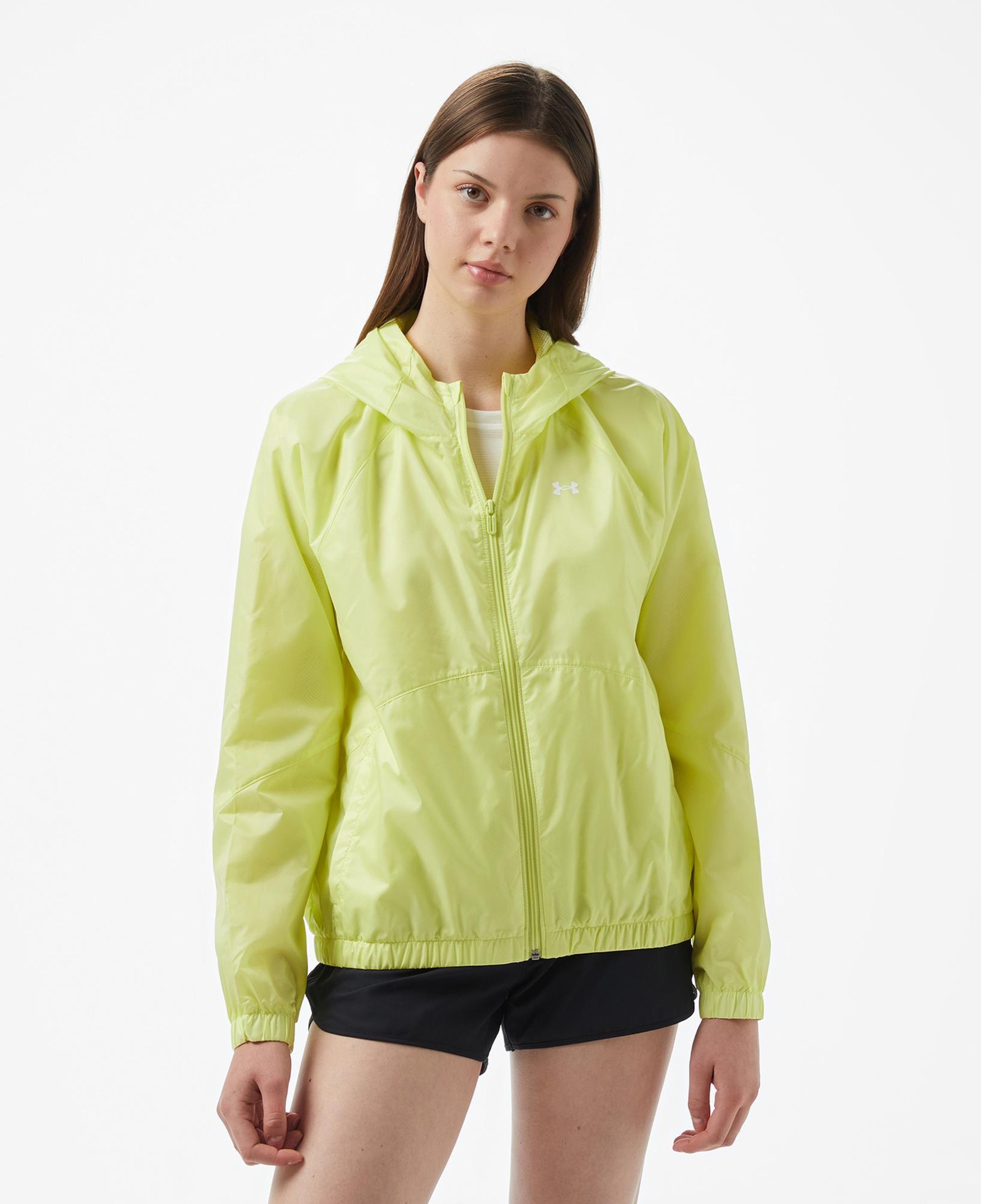 Under Armour Rival Sport Windbreak Kadın Sarı Ceket