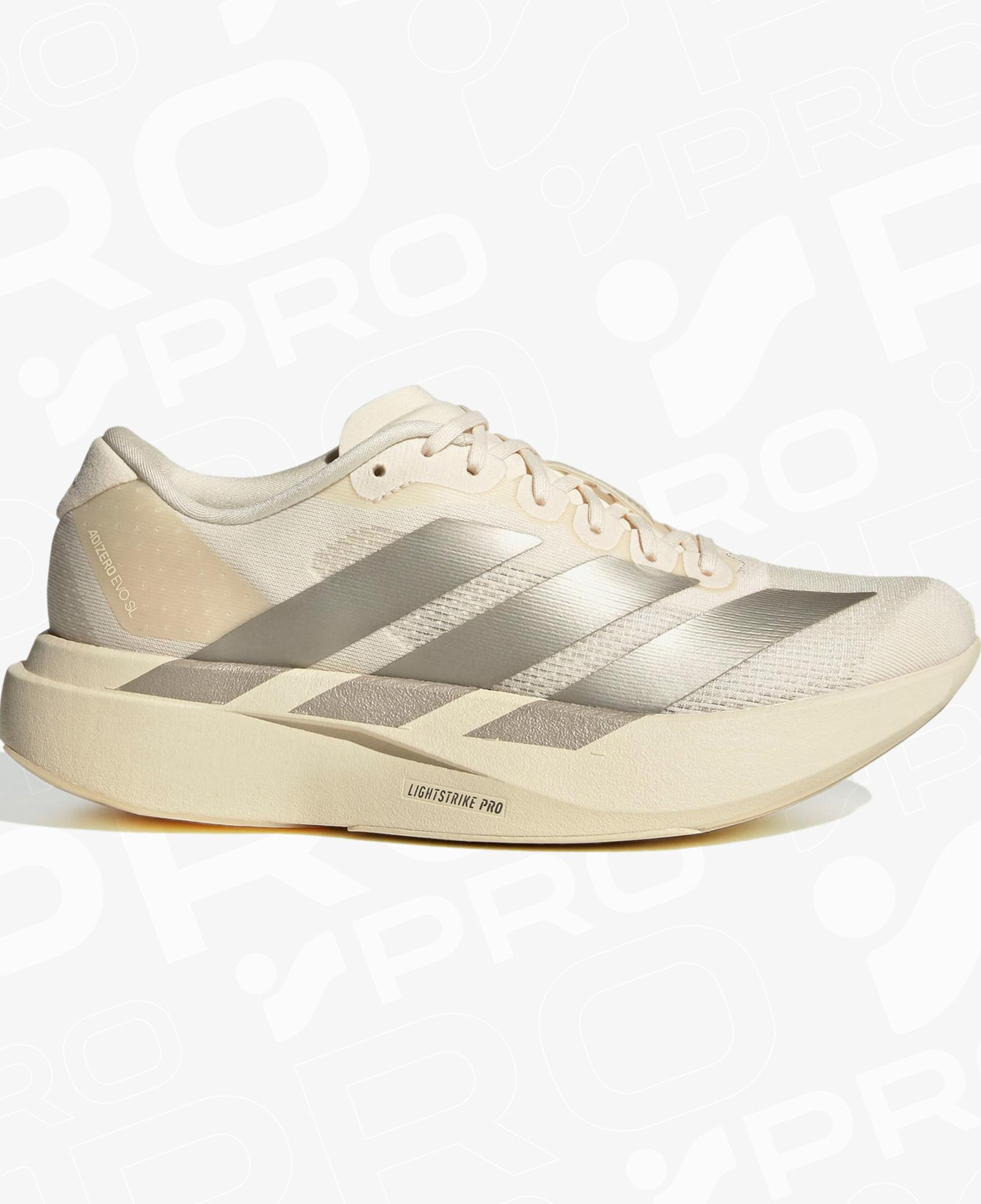 adidas Adizero Evo SL Kadın Krem Koşu Ayakkabısı