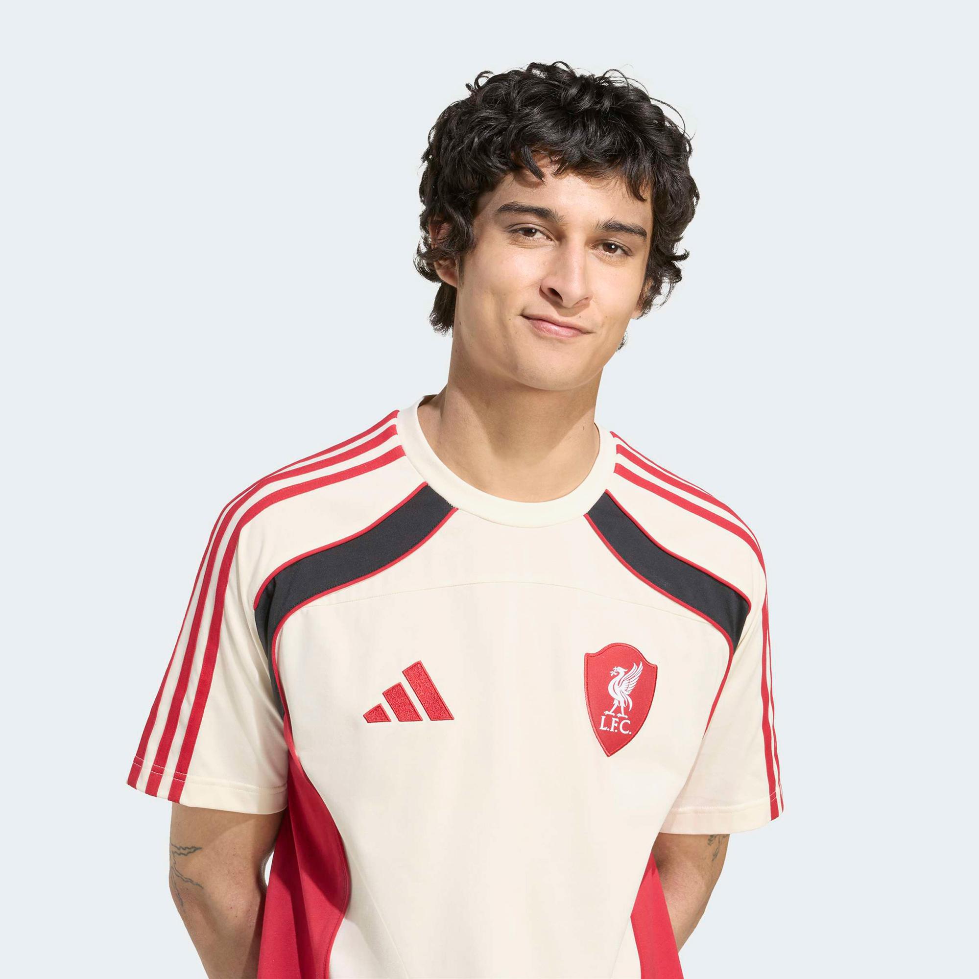 adidas Liverpool Fc Ubp Erkek Beyaz Futbol T-Shirt