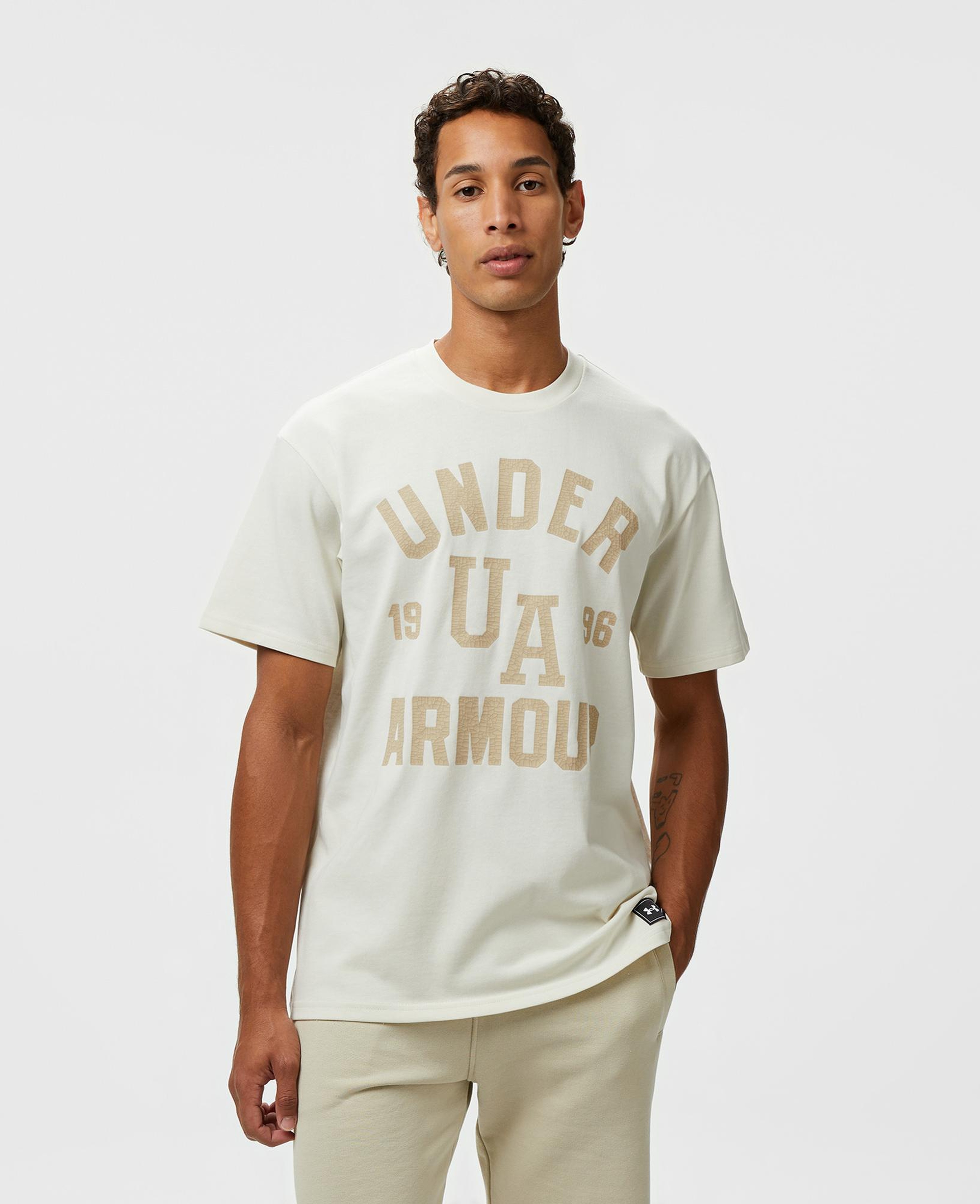 Under Armour Ua M Hw Varsity Os Ss Erkek Gri T-Shirt