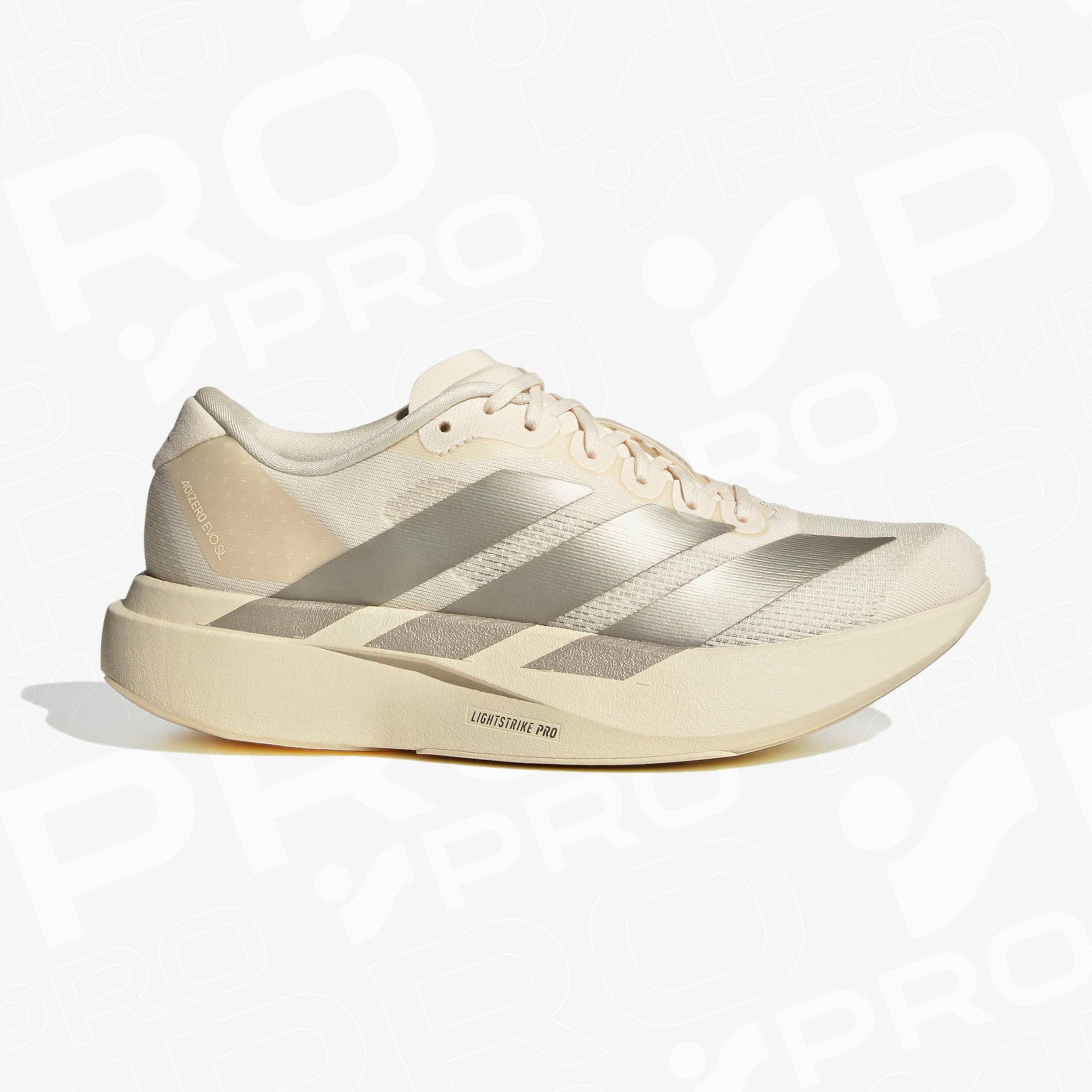 adidas Adizero Evo SL Kadın Krem Koşu Ayakkabısı