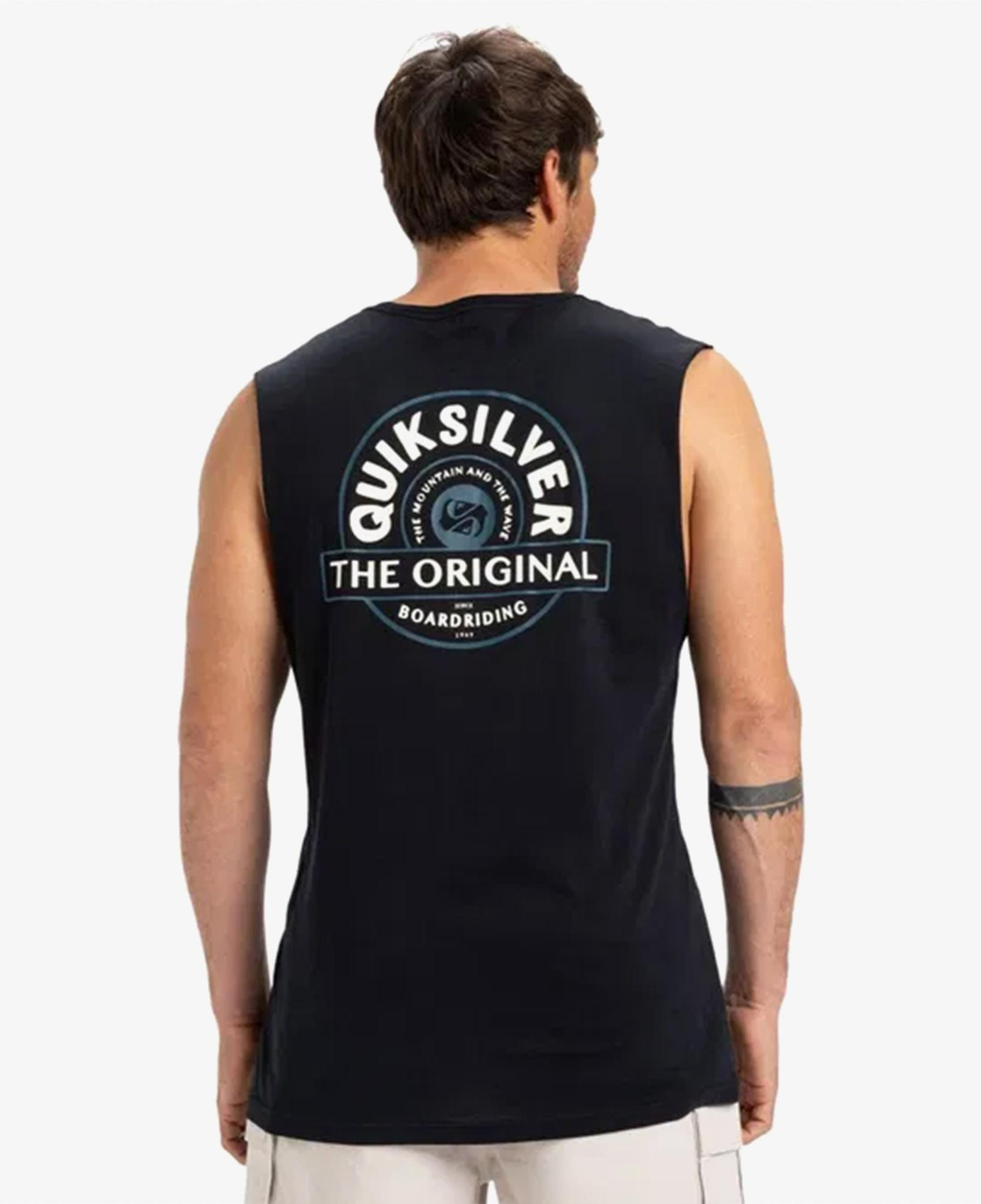 Quiksilver Ev Summer Road Muscle Erkek Siyah T-Shirt