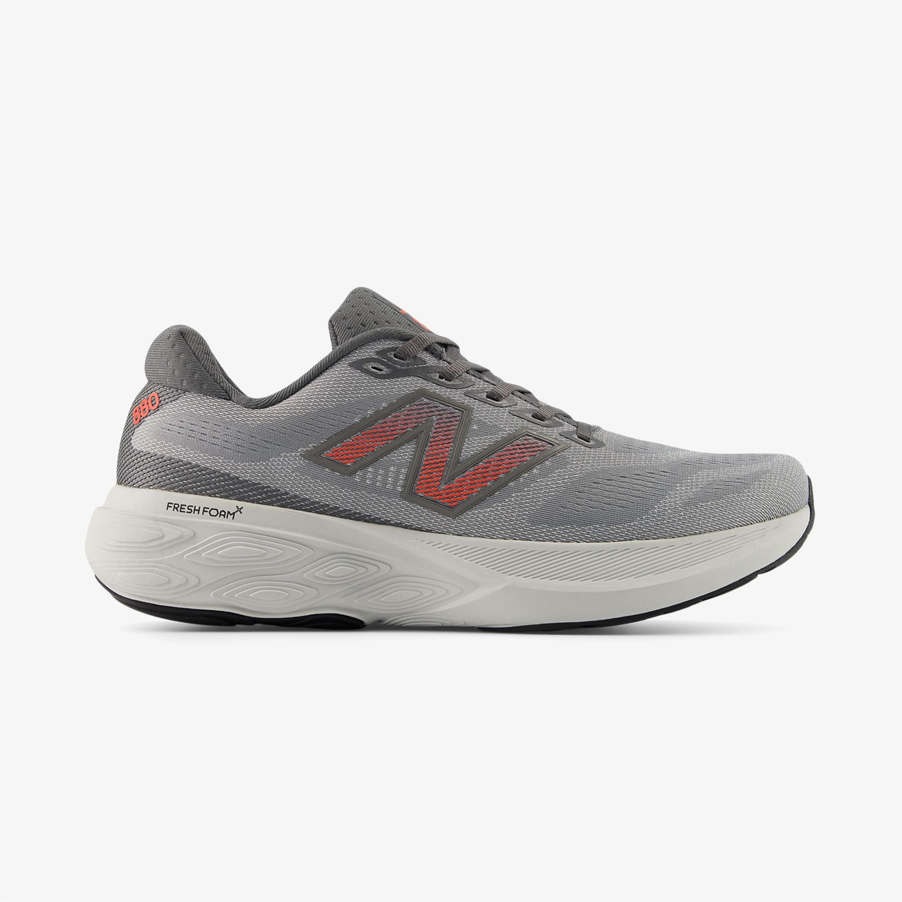 New Balance 880 Erkek Gri Koşu Ayakkabısı