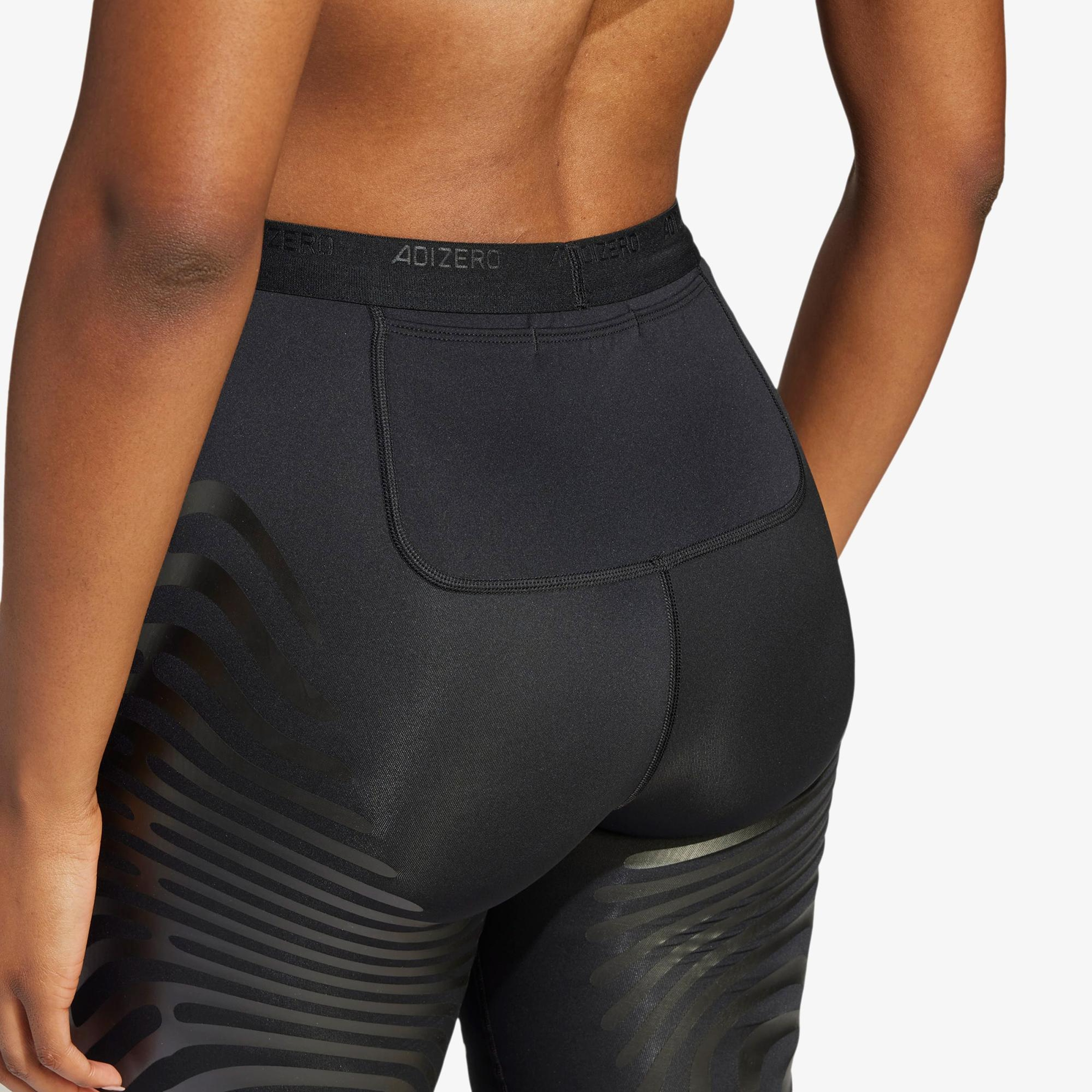 adidas Adizero Control Running Kadın Siyah Koşu Taytı