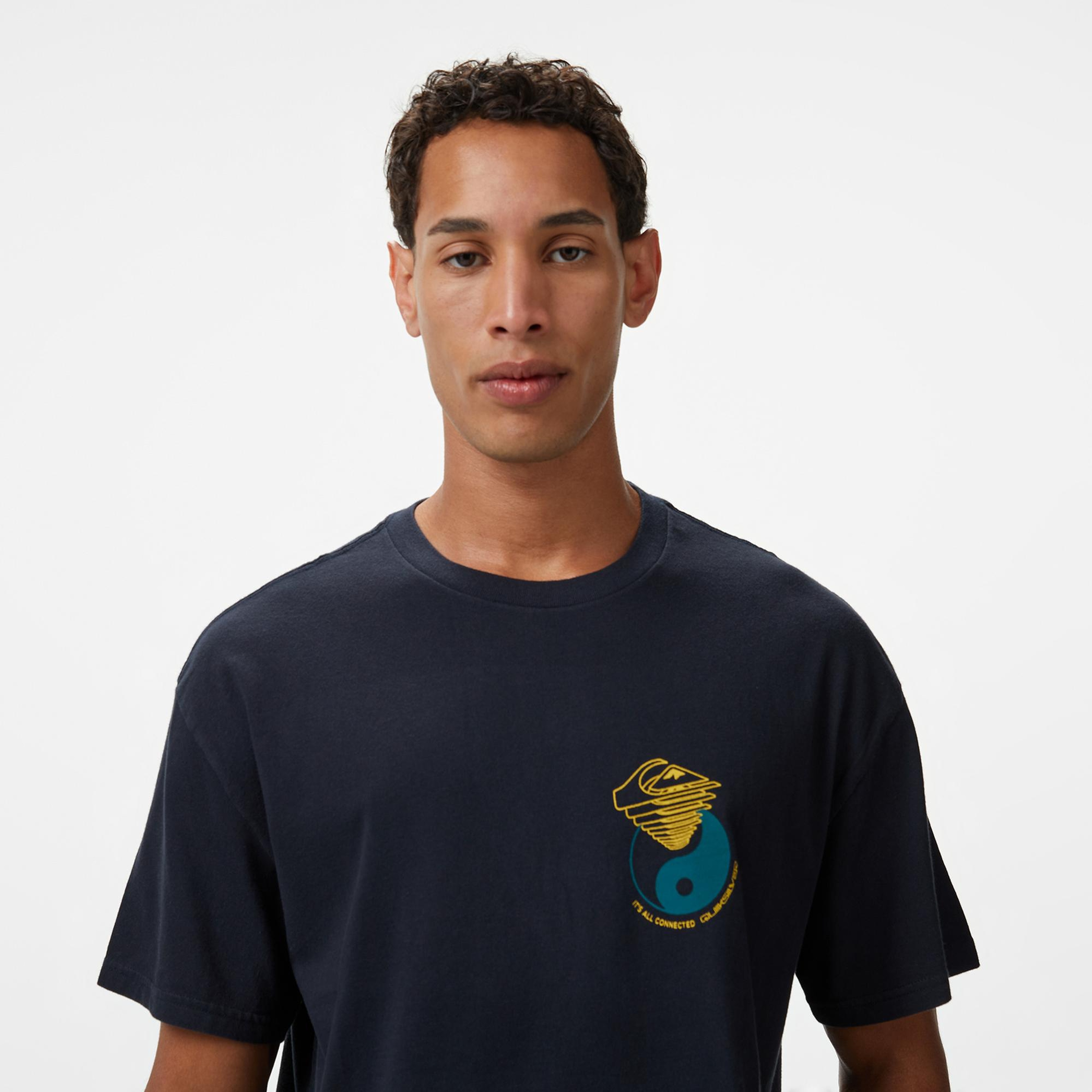 Quiksilver Hw Hypnotic Wave Ss Erkek Siyah T-Shirt