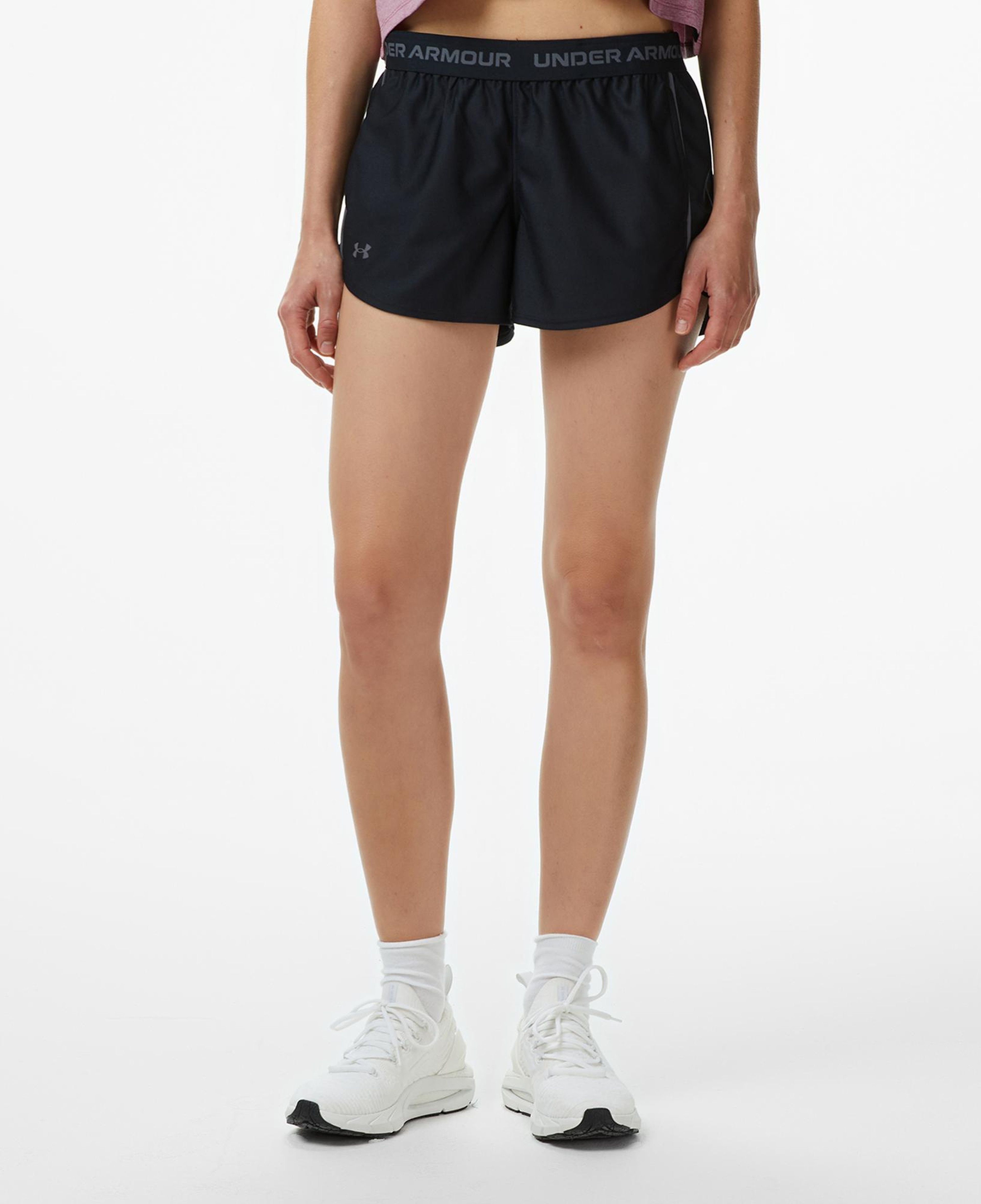 Under Armour Tech Play Up Kadın Siyah Antrenman Şort