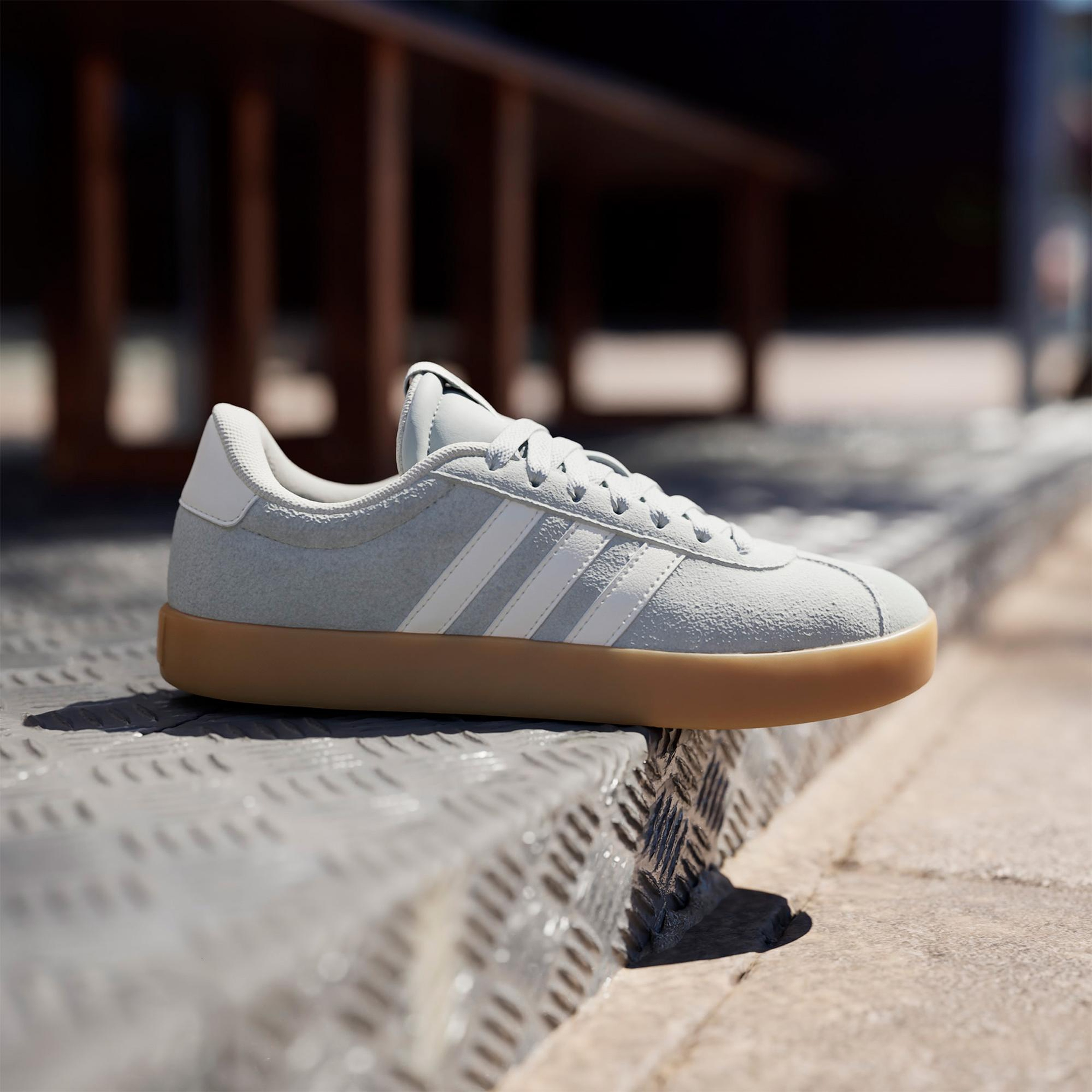 adidas Vl Court 3.0 Kadın Gri Spor Ayakkabı
